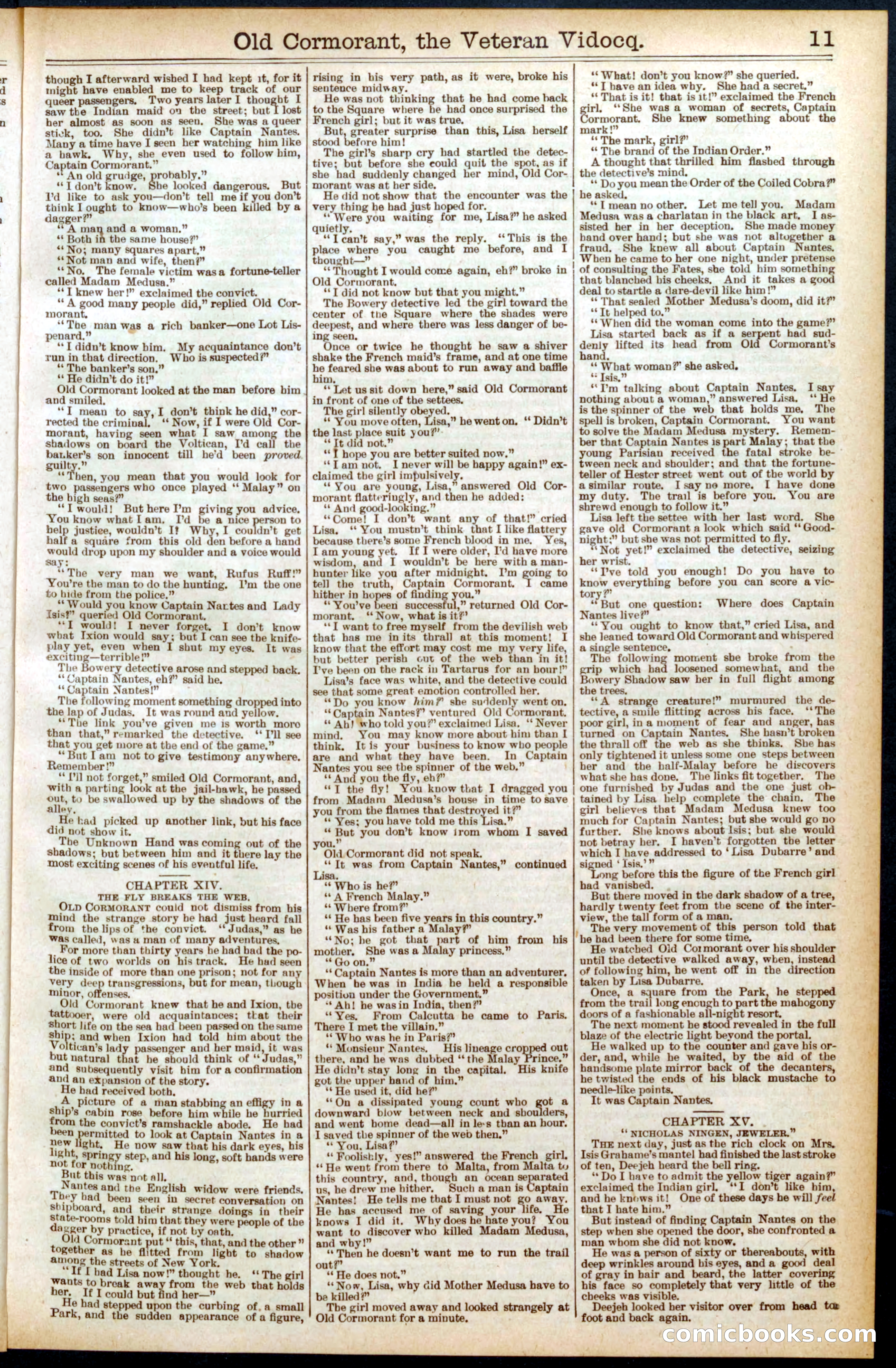 Beadle's Dime Library No. 579 — page 11 of 32