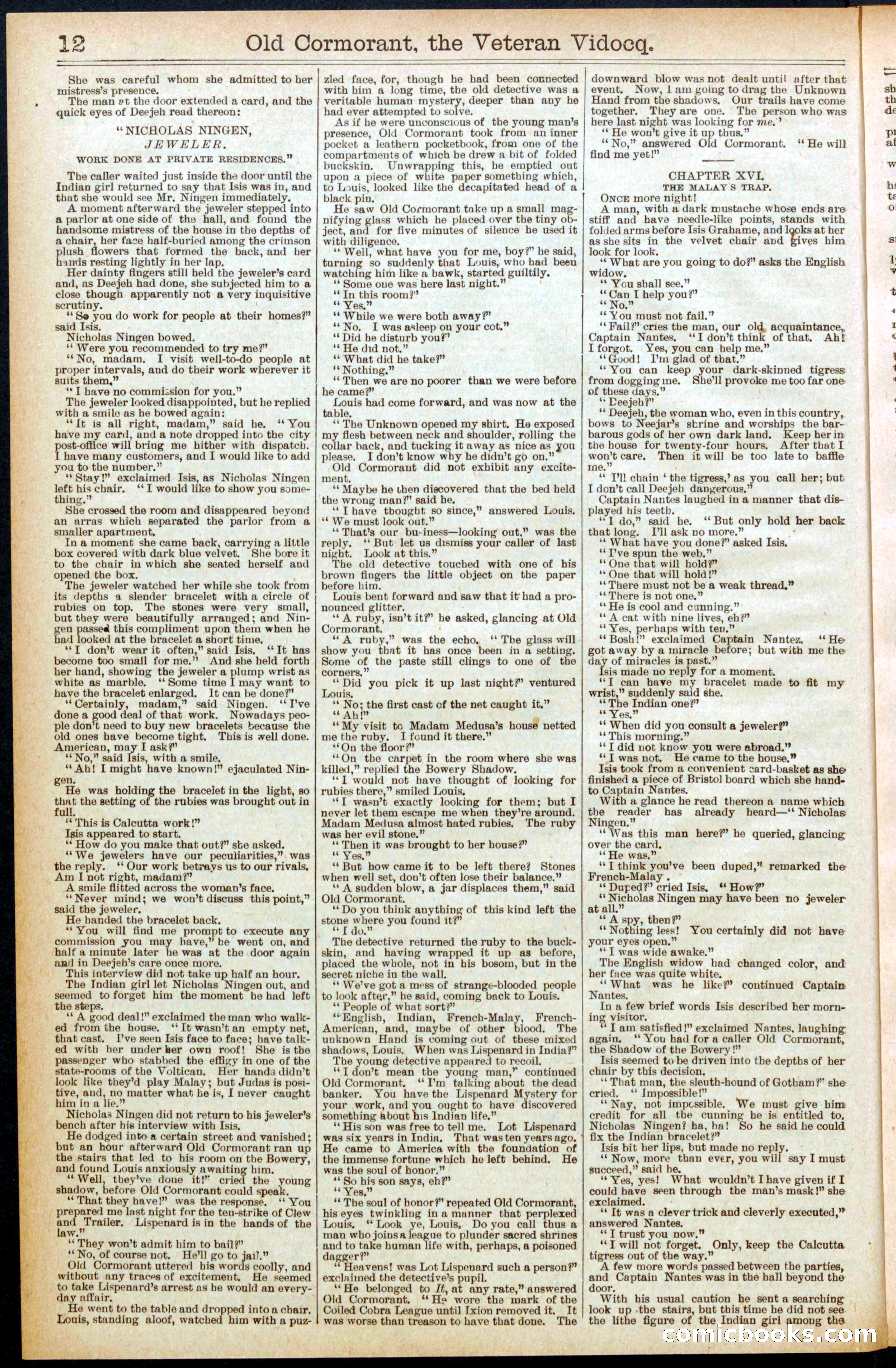 Beadle's Dime Library No. 579 — page 12 of 32