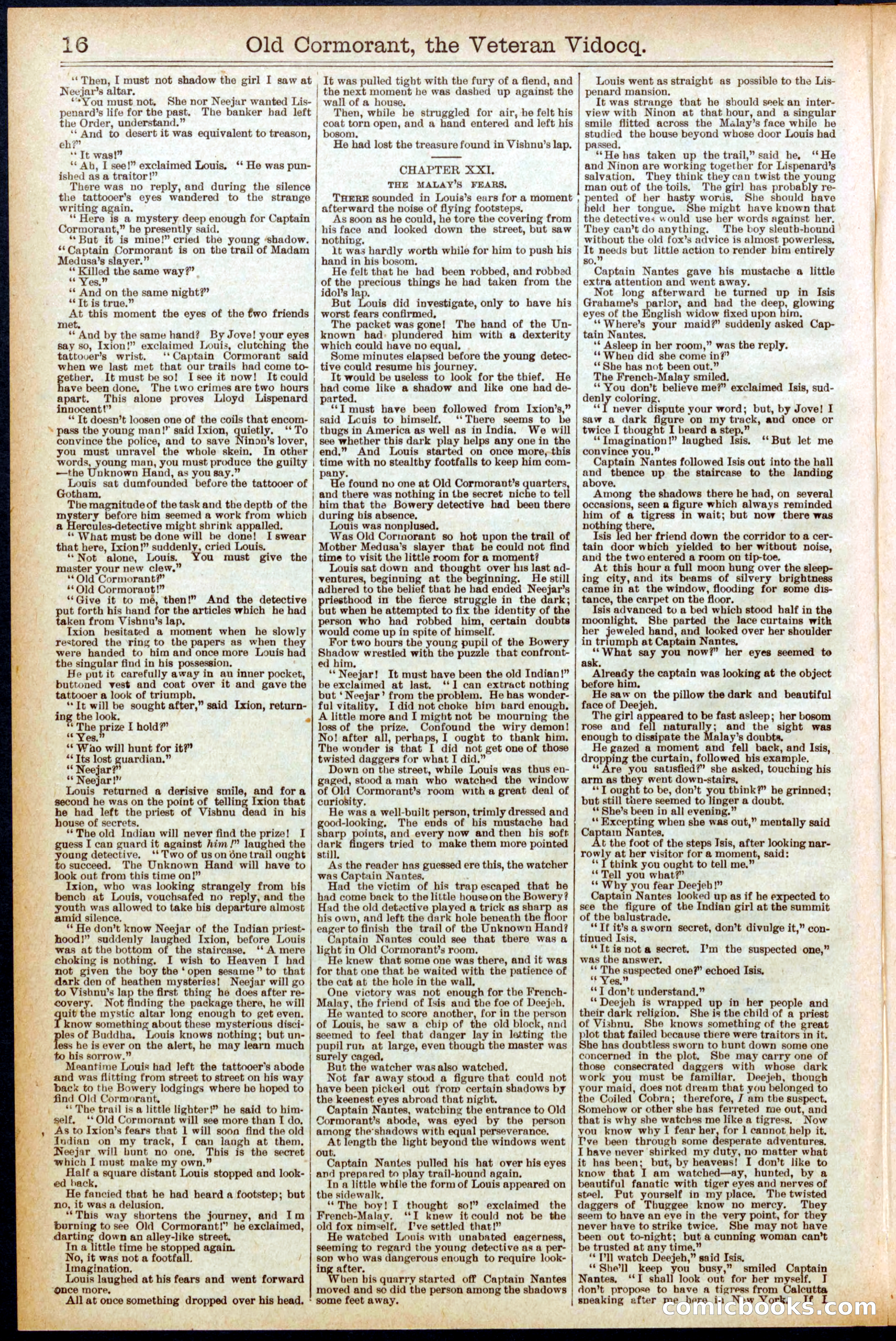 Beadle's Dime Library No. 579 — page 16 of 32