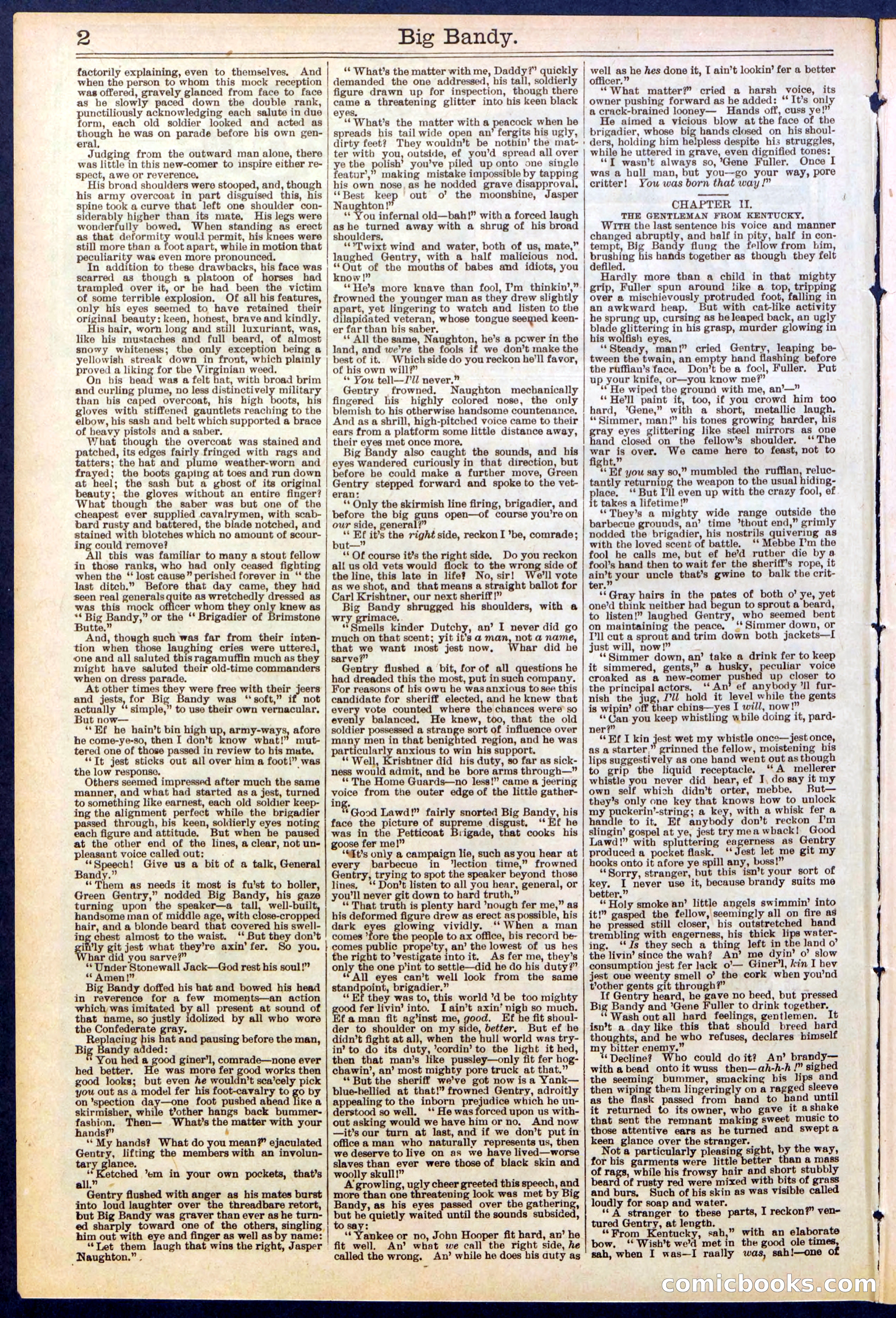 Beadle's Dime Library No. 597 — page 2 of 32