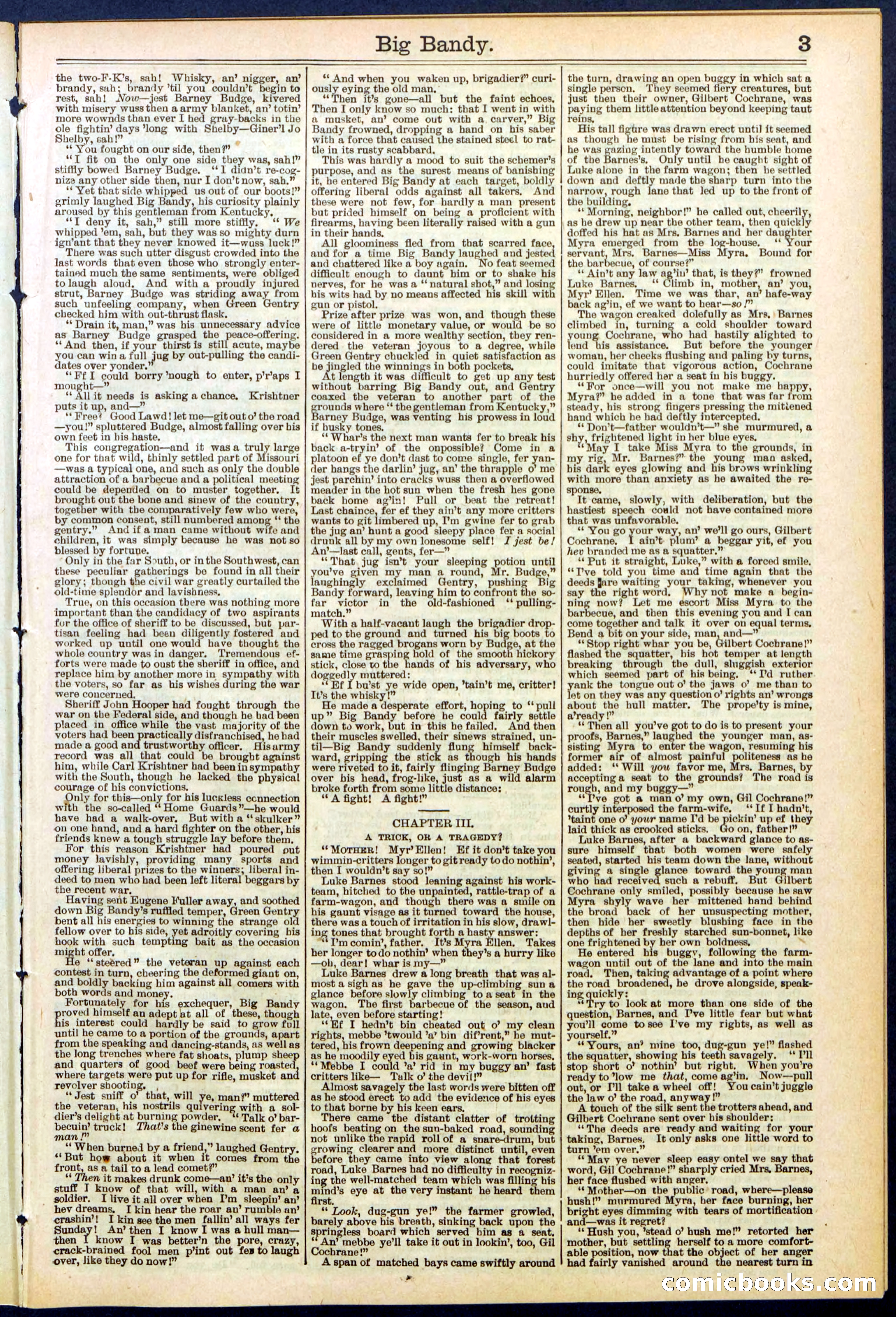 Beadle's Dime Library No. 597 — page 3 of 32