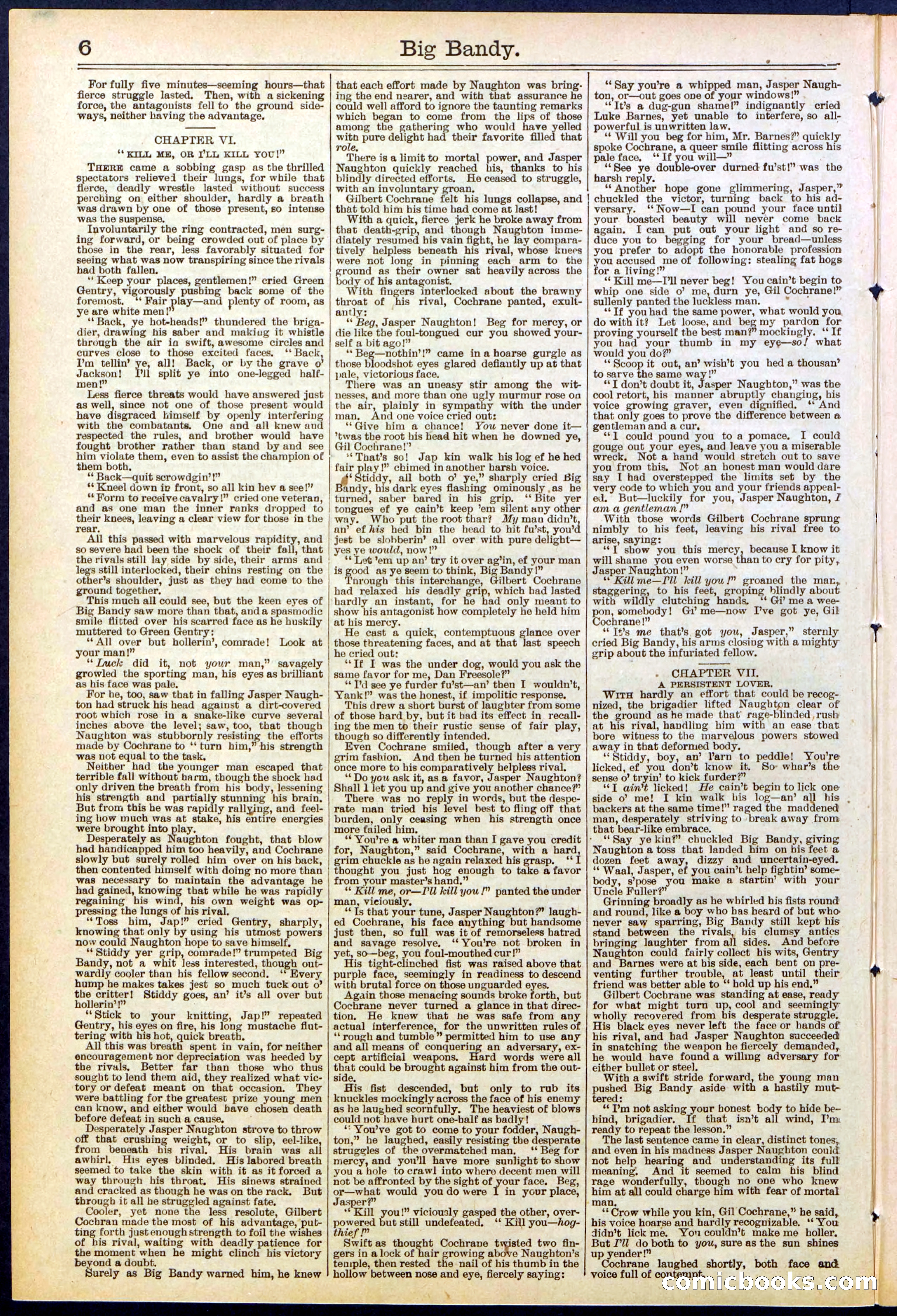 Beadle's Dime Library No. 597 — page 6 of 32
