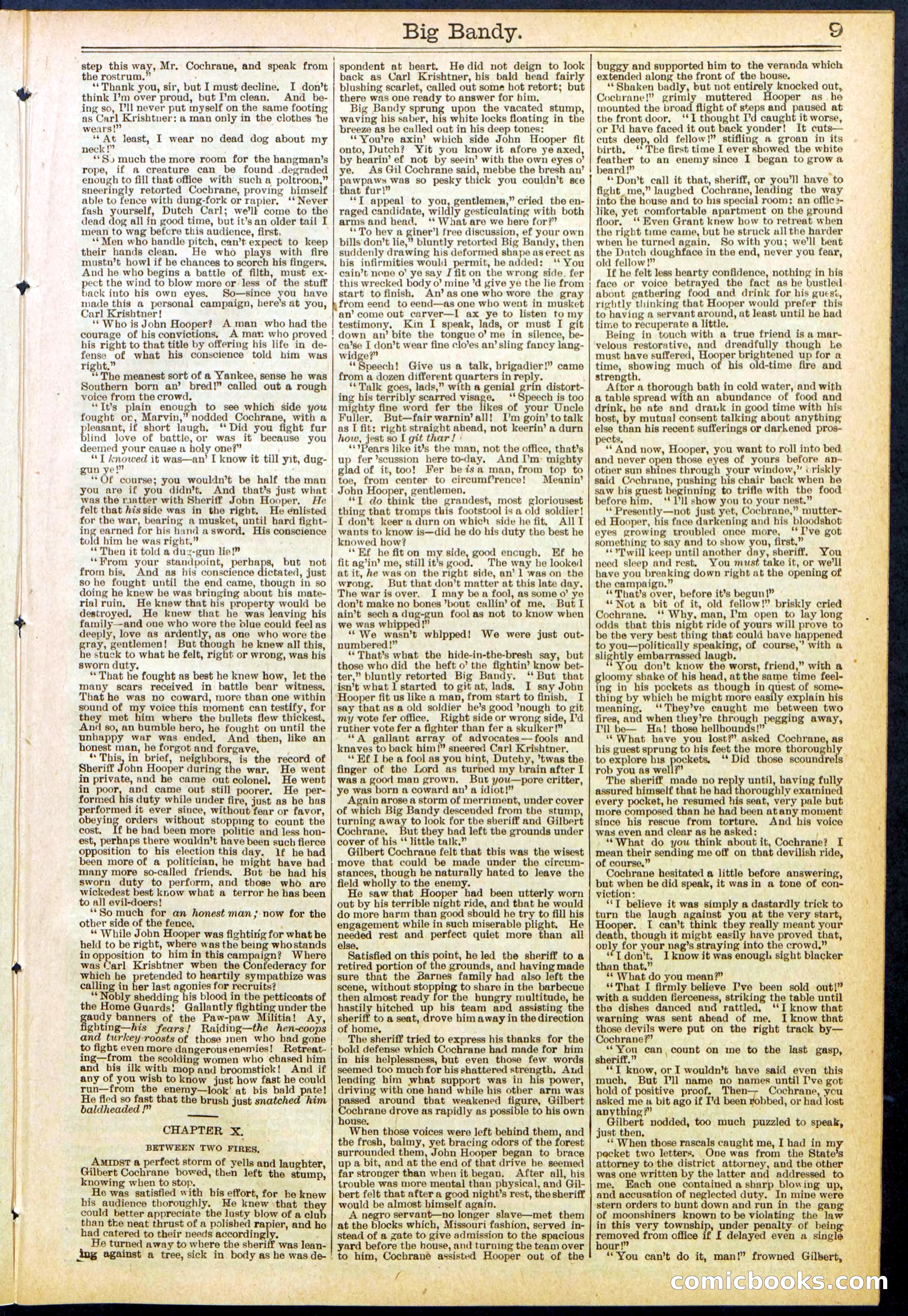 Beadle's Dime Library No. 597 — page 9 of 32