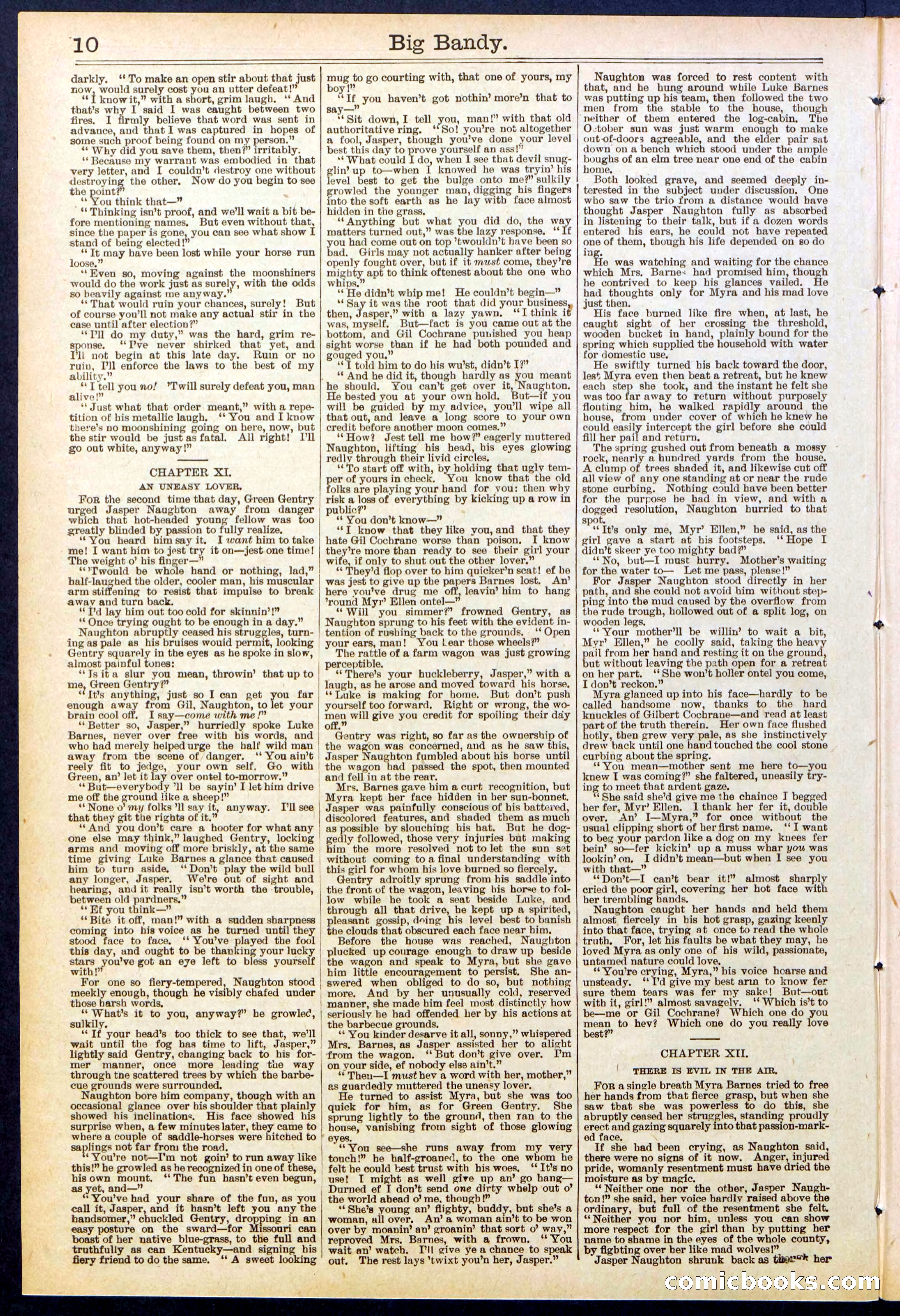 Beadle's Dime Library No. 597 — page 10 of 32
