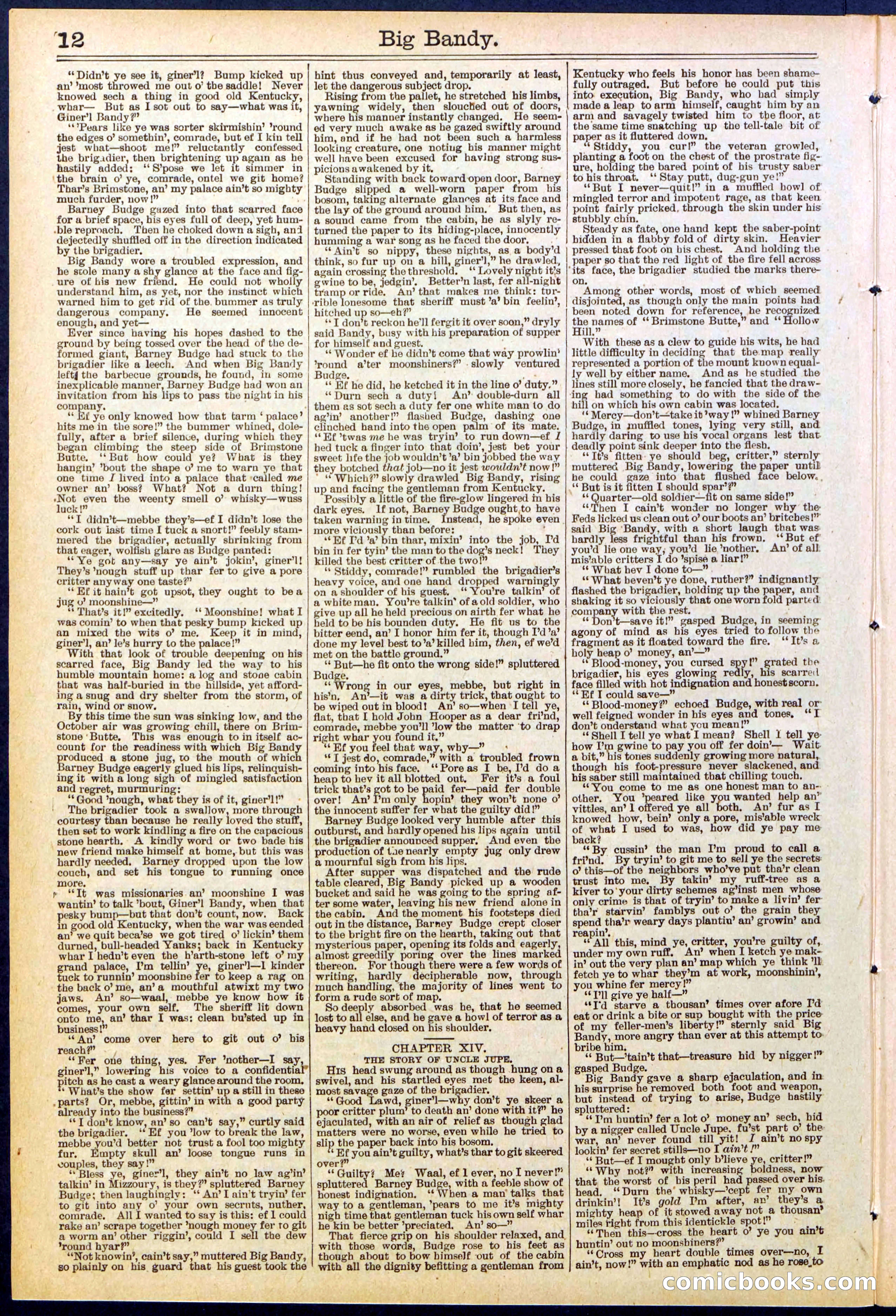 Beadle's Dime Library No. 597 — page 12 of 32