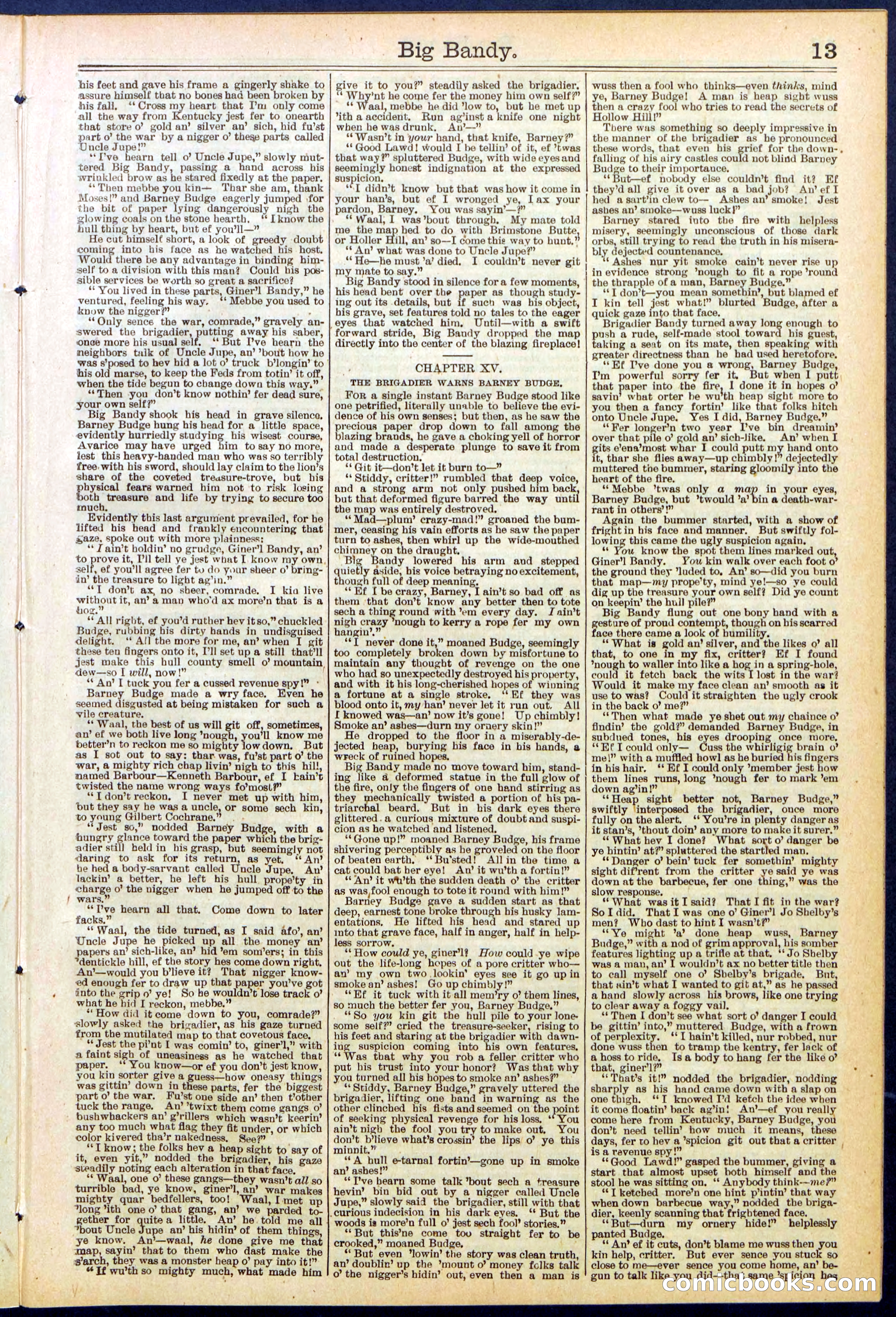 Beadle's Dime Library No. 597 — page 13 of 32