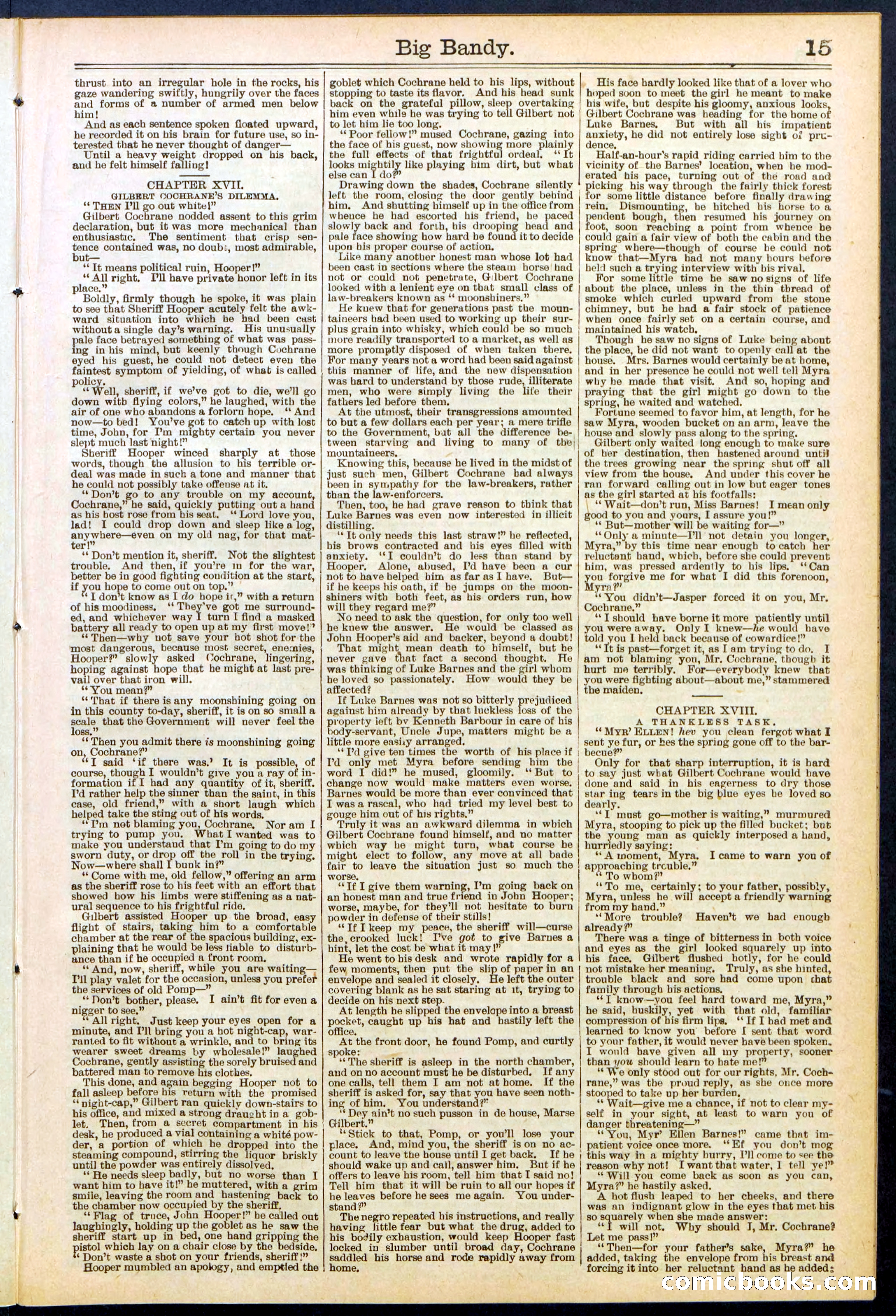 Beadle's Dime Library No. 597 — page 15 of 32