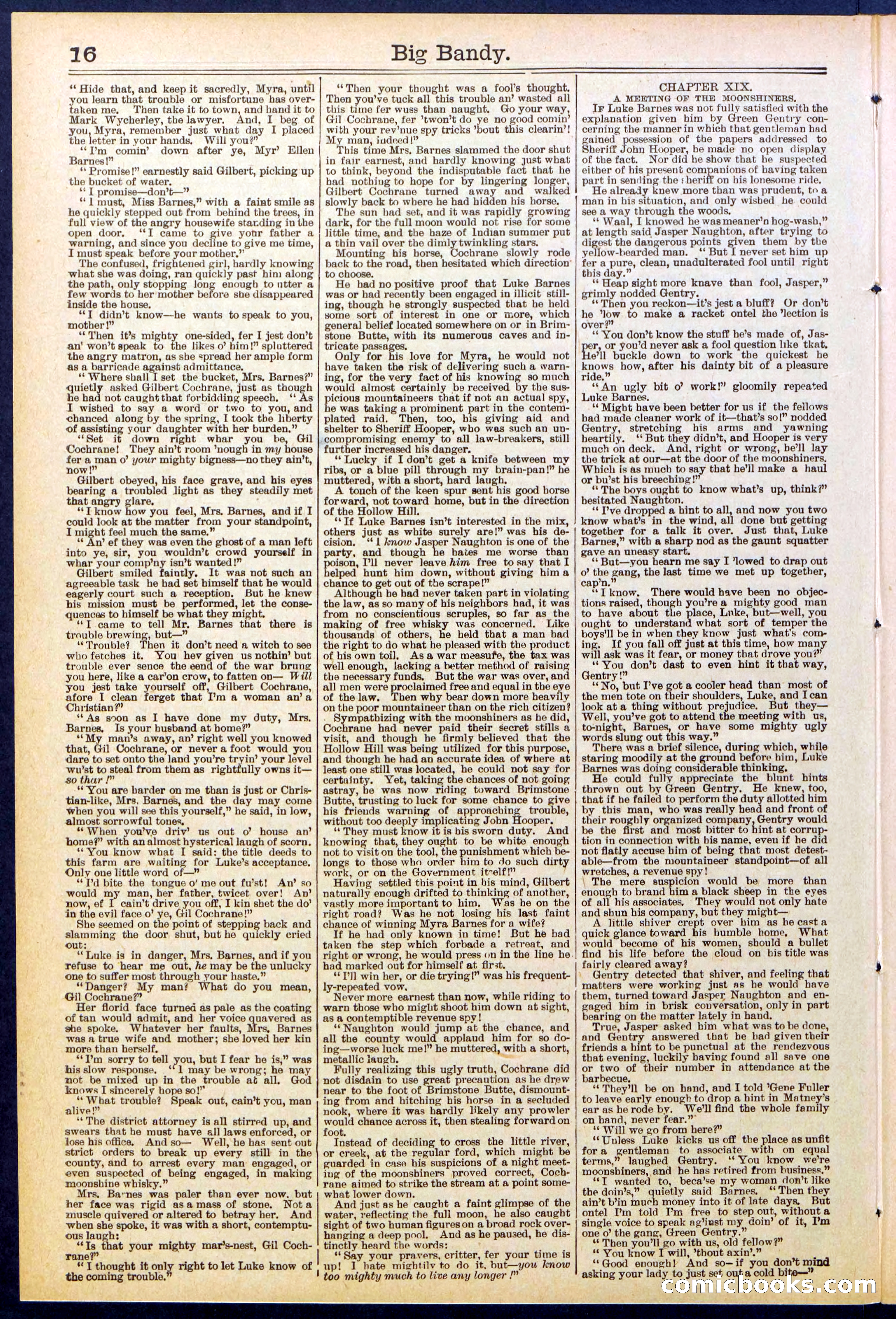 Beadle's Dime Library No. 597 — page 16 of 32