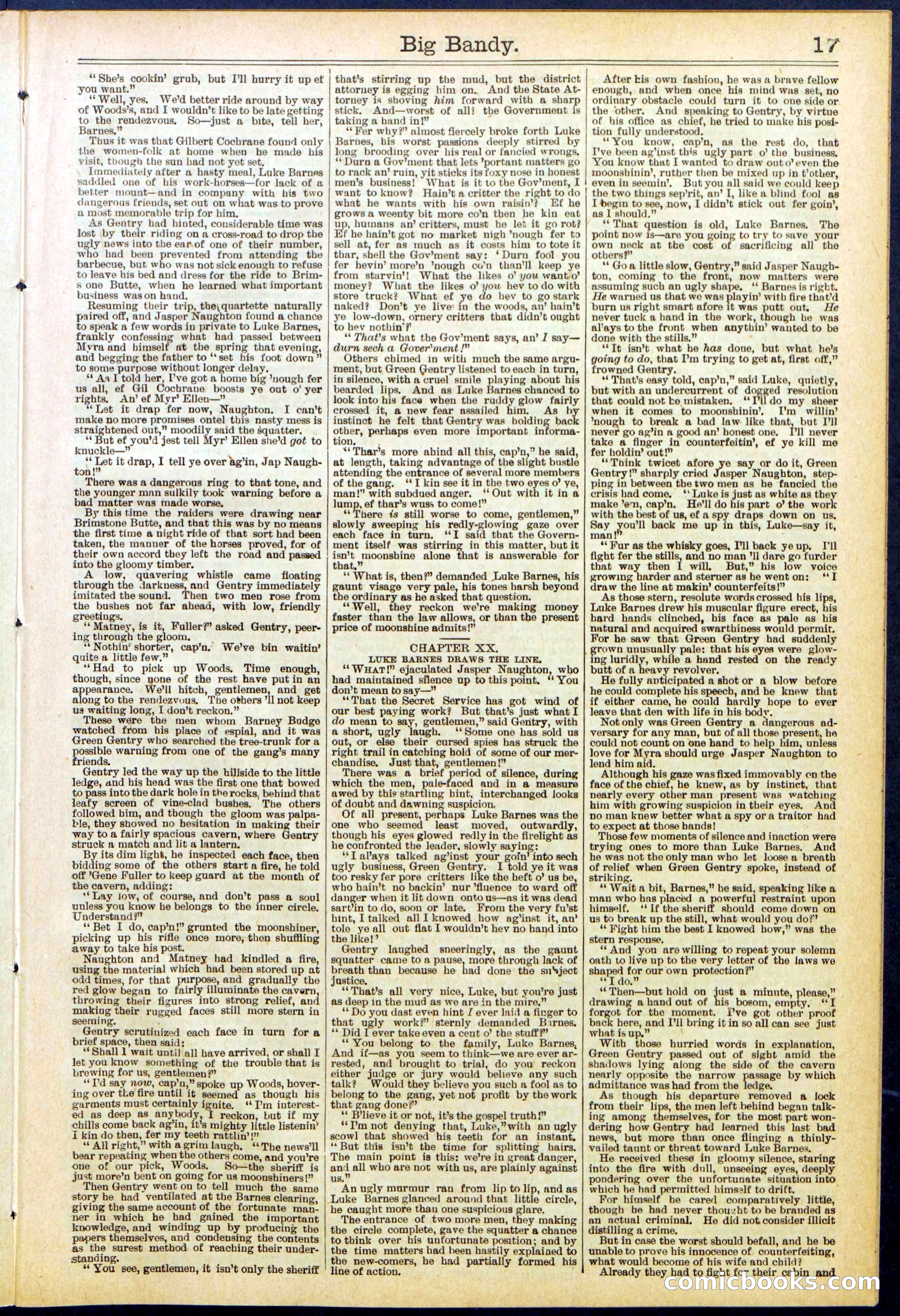 Beadle's Dime Library No. 597 — page 17 of 32