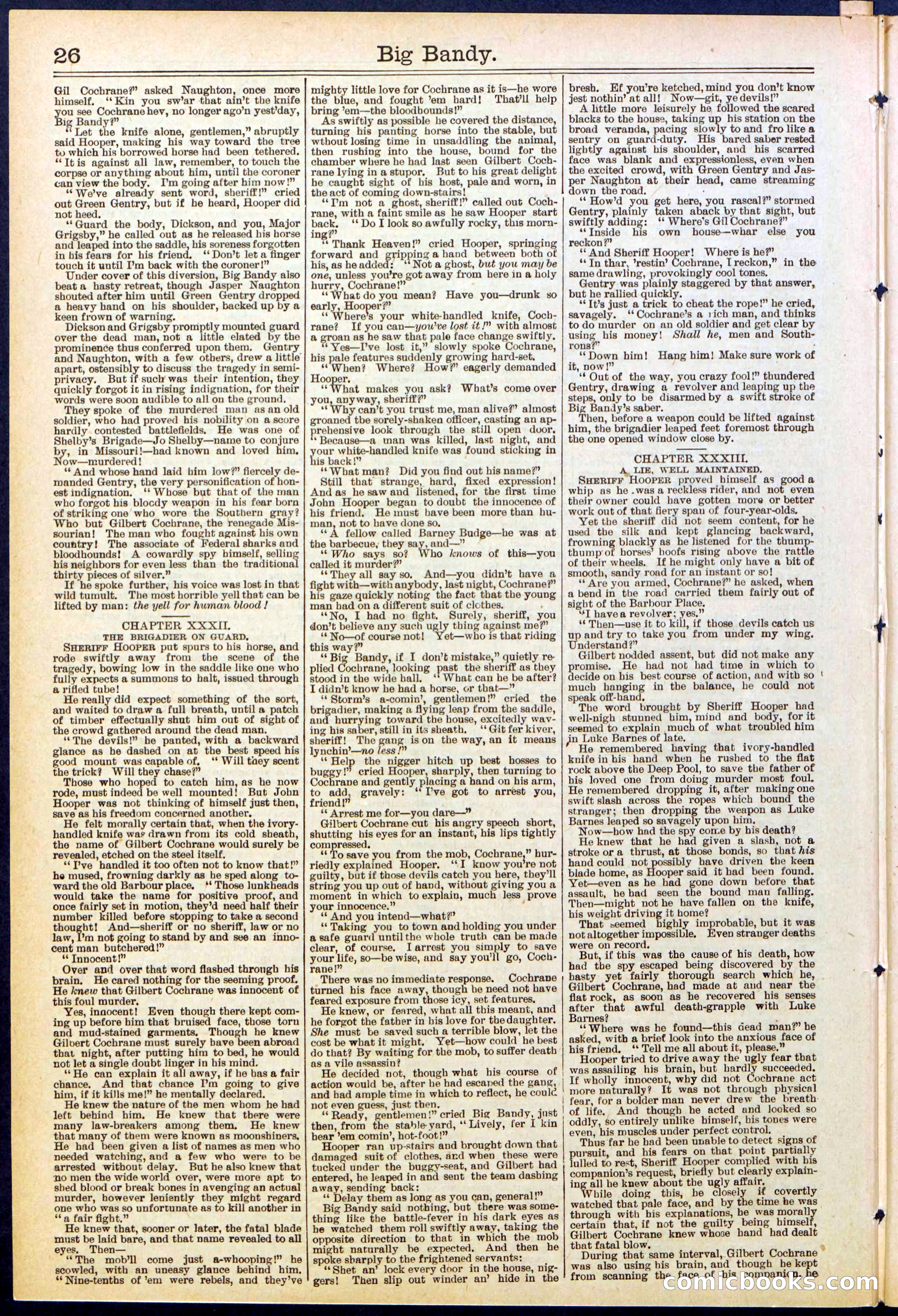 Beadle's Dime Library No. 597 — page 26 of 32