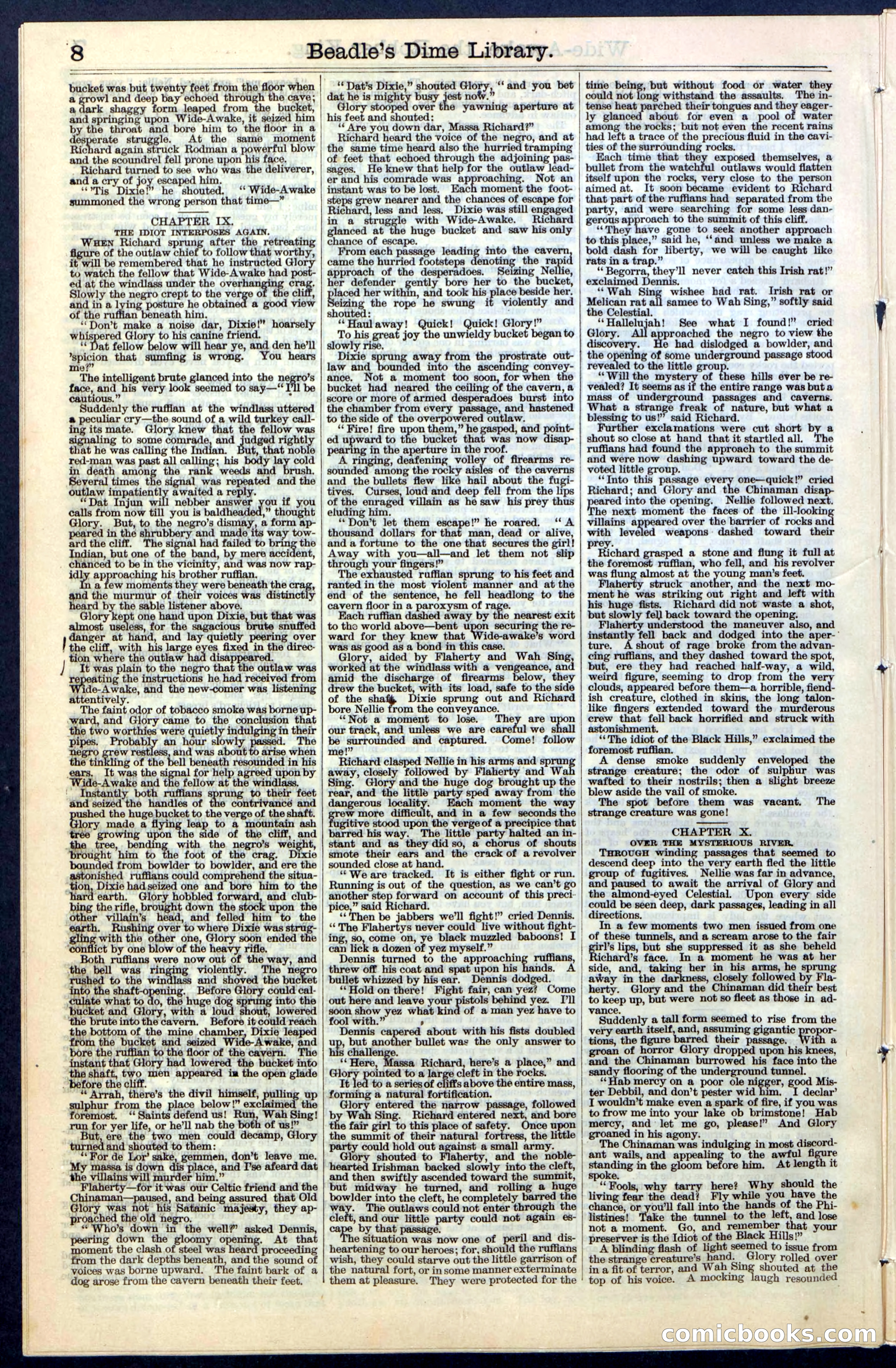 Beadle's New York Dime Library, No. 60 — page 8 of 24