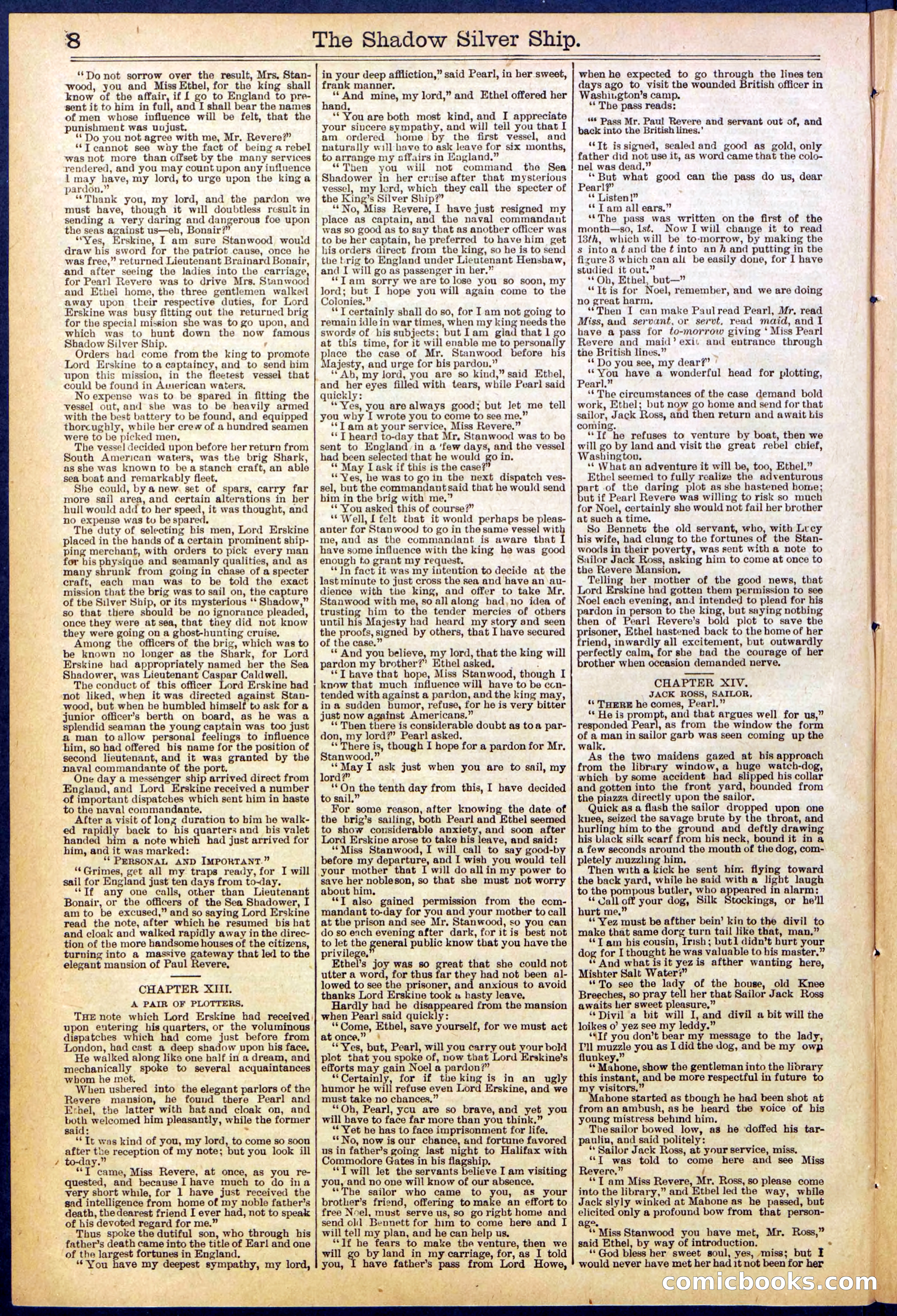 Beadle's New York Dime Library, No. 605 — page 8 of 32