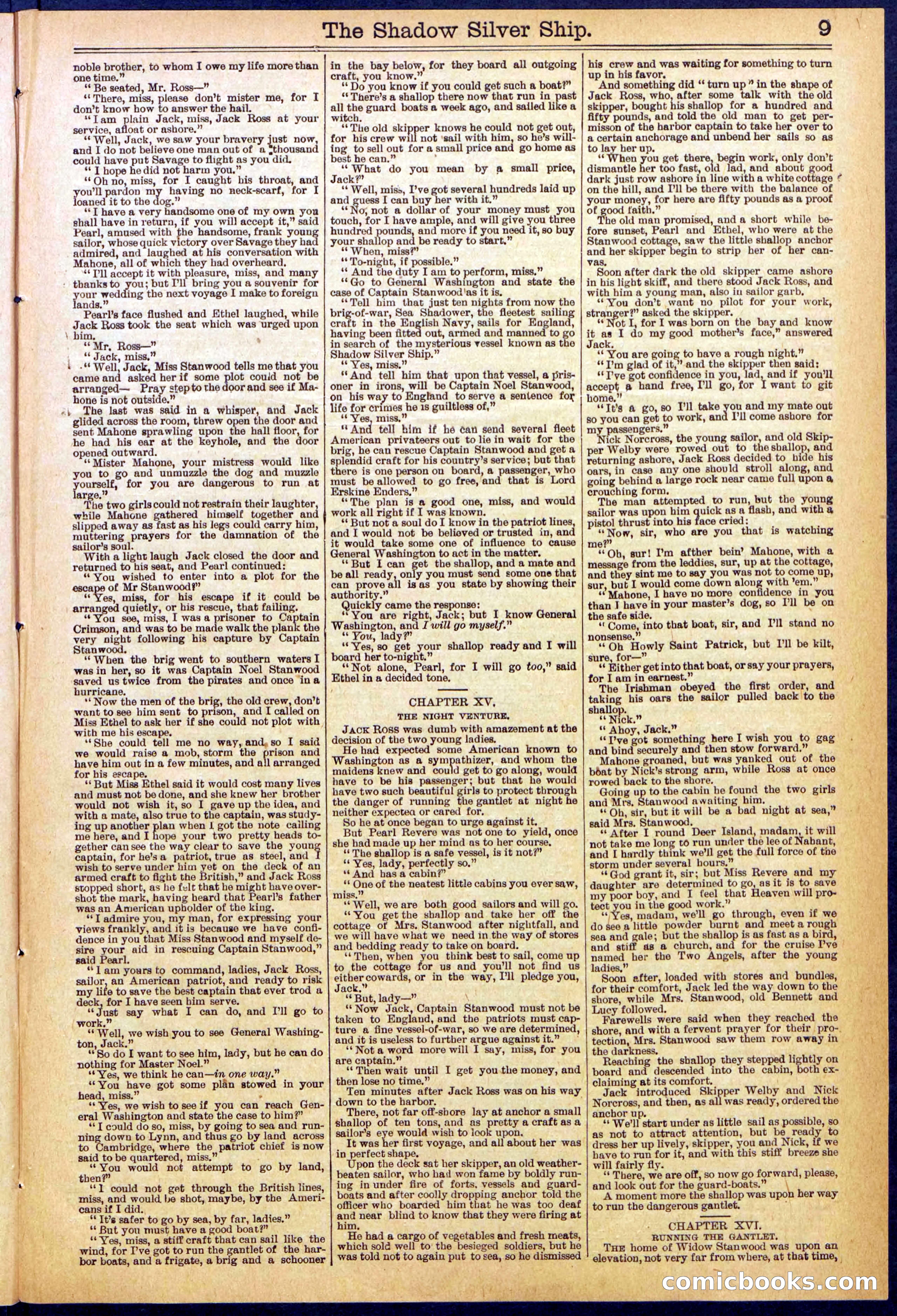 Beadle's New York Dime Library, No. 605 — page 9 of 32
