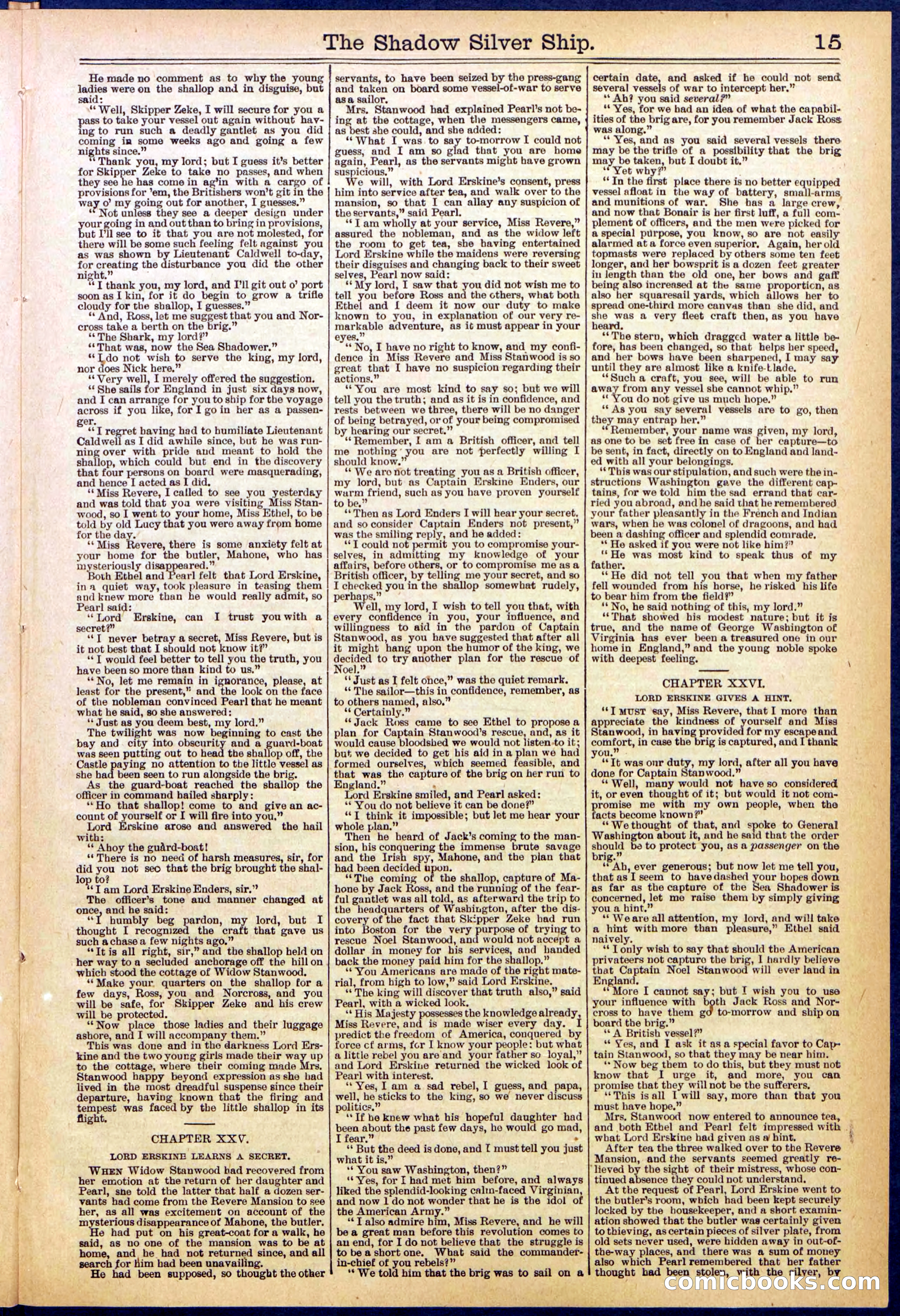 Beadle's New York Dime Library, No. 605 — page 15 of 32