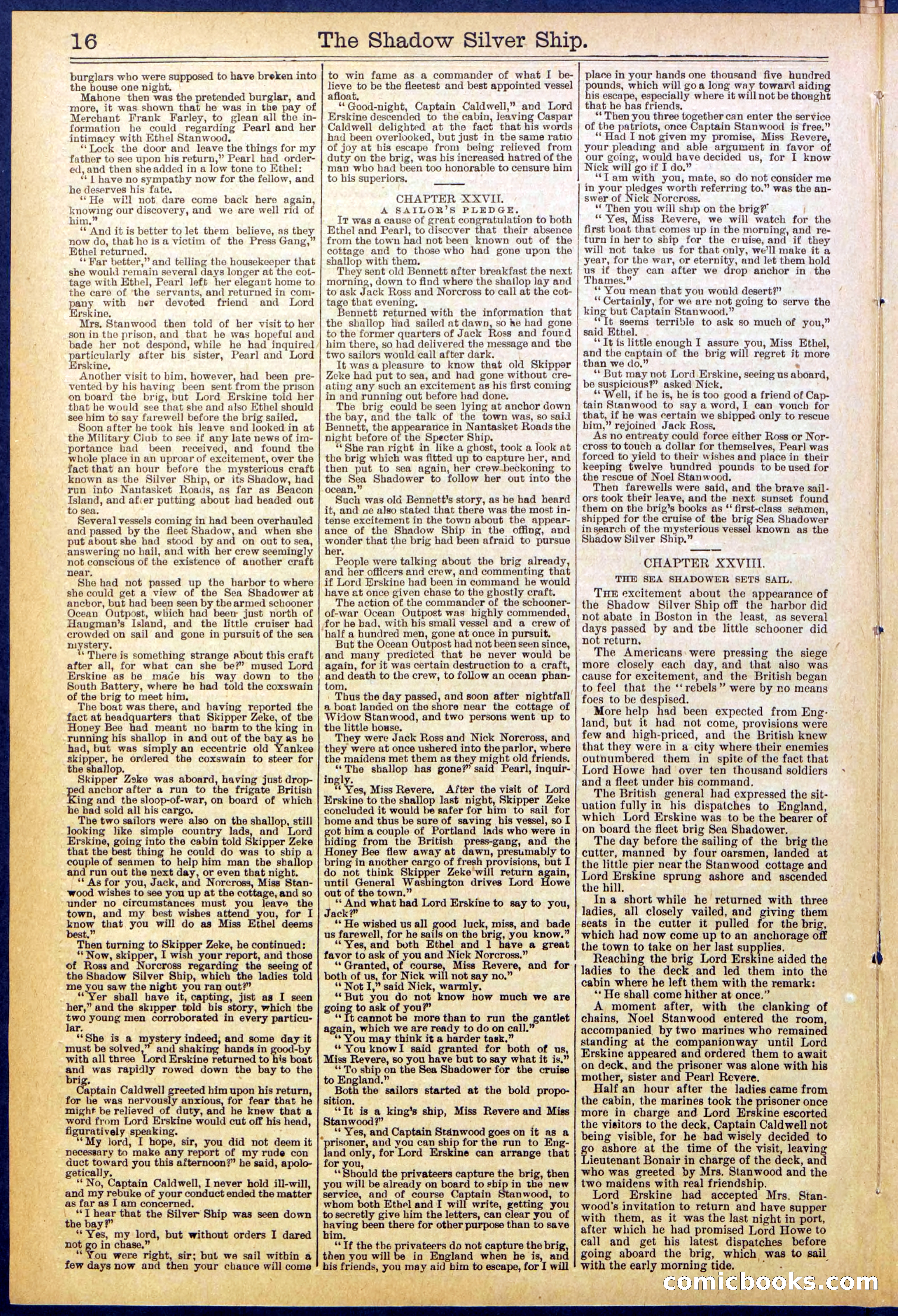 Beadle's New York Dime Library, No. 605 — page 16 of 32