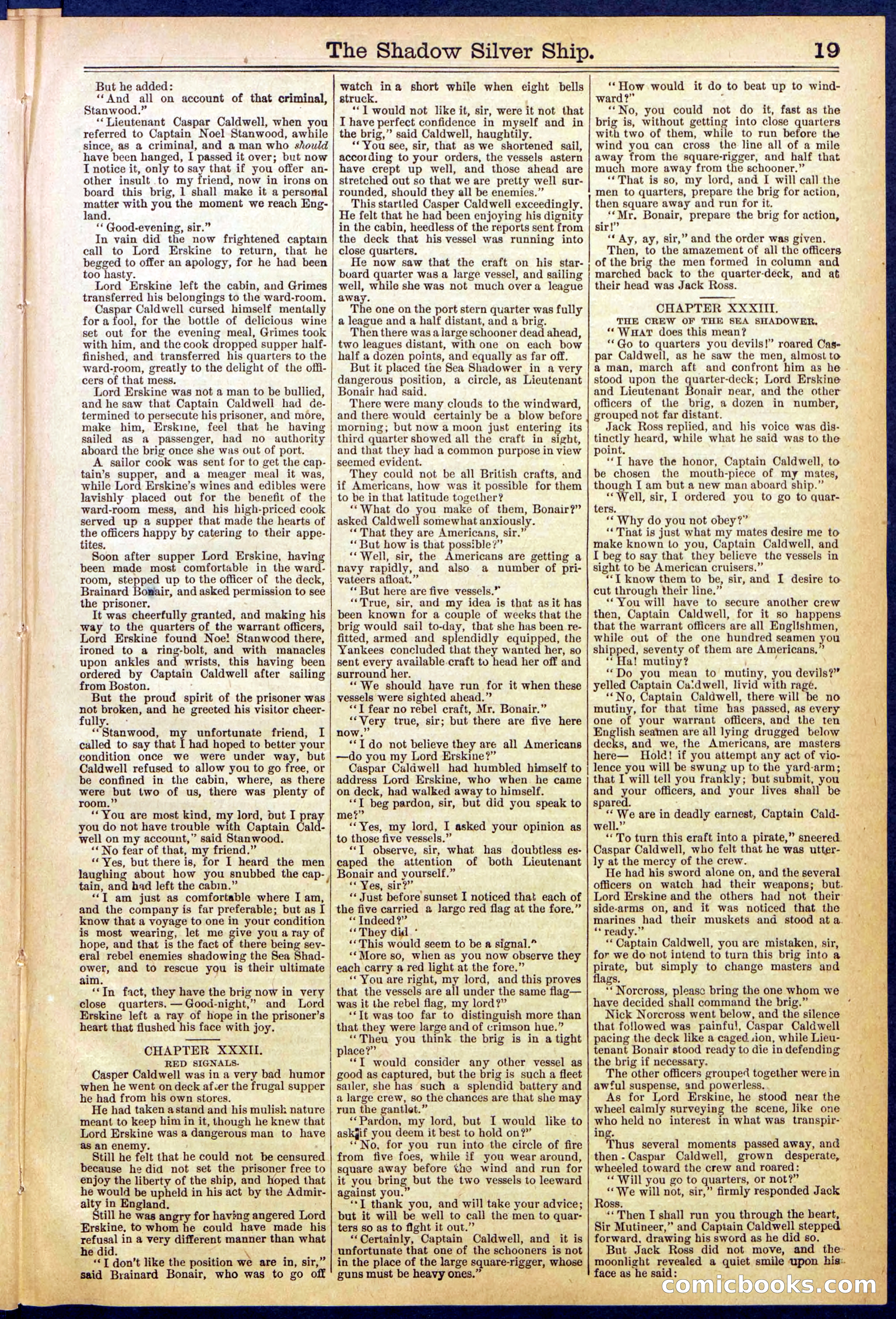 Beadle's New York Dime Library, No. 605 — page 19 of 32