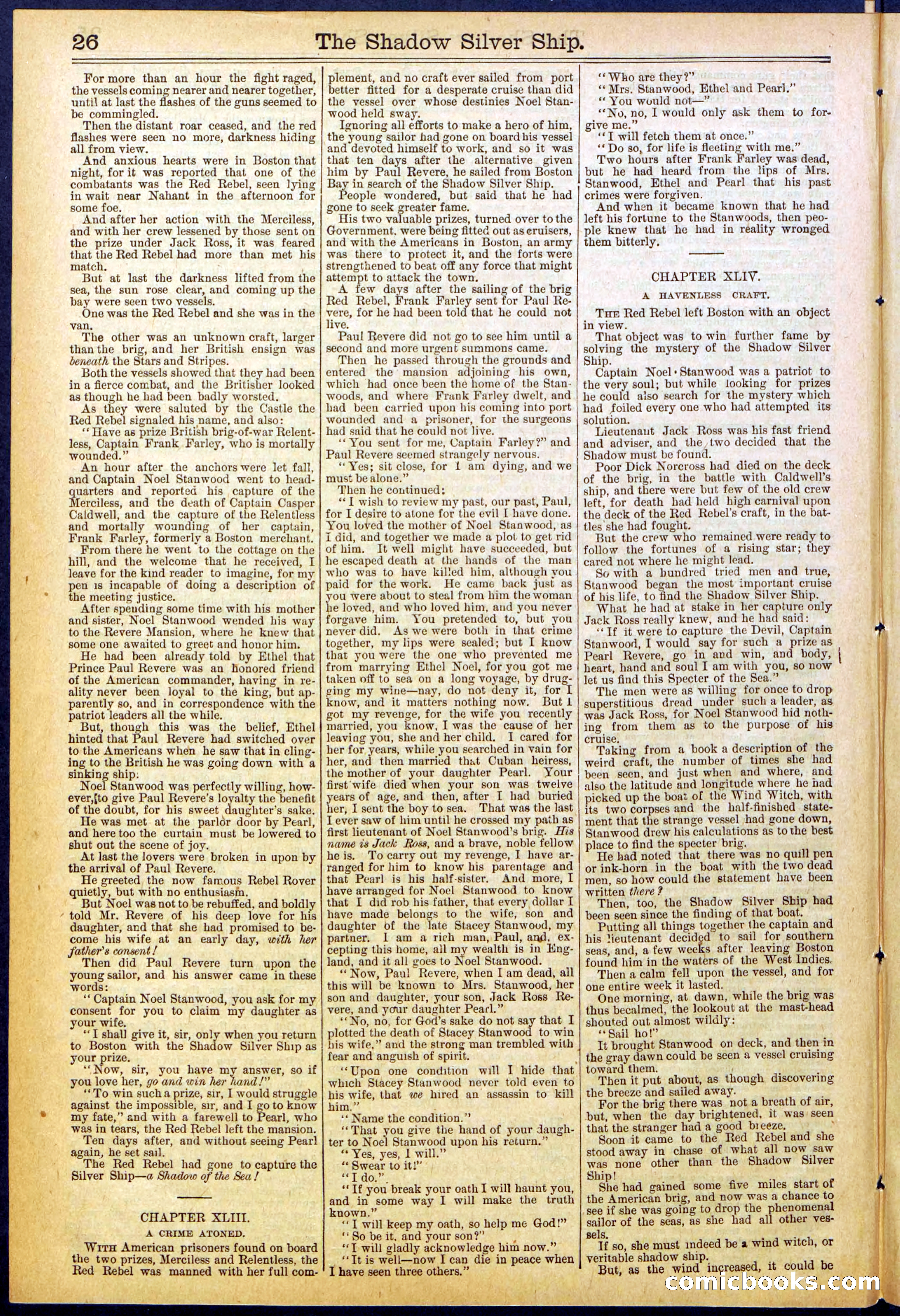 Beadle's New York Dime Library, No. 605 — page 26 of 32