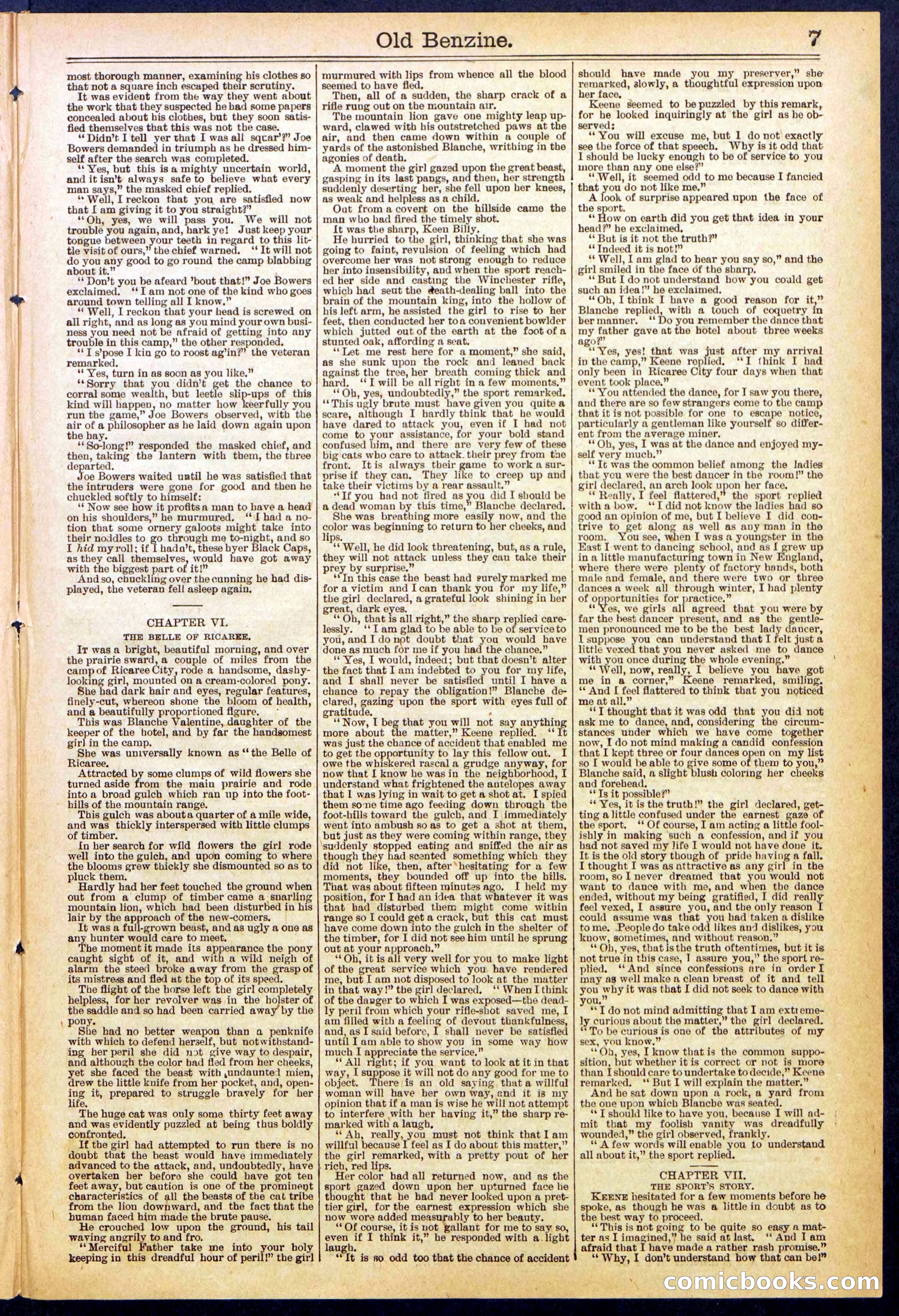 Beadle's New York Dime Library, No. 607 — page 7 of 32
