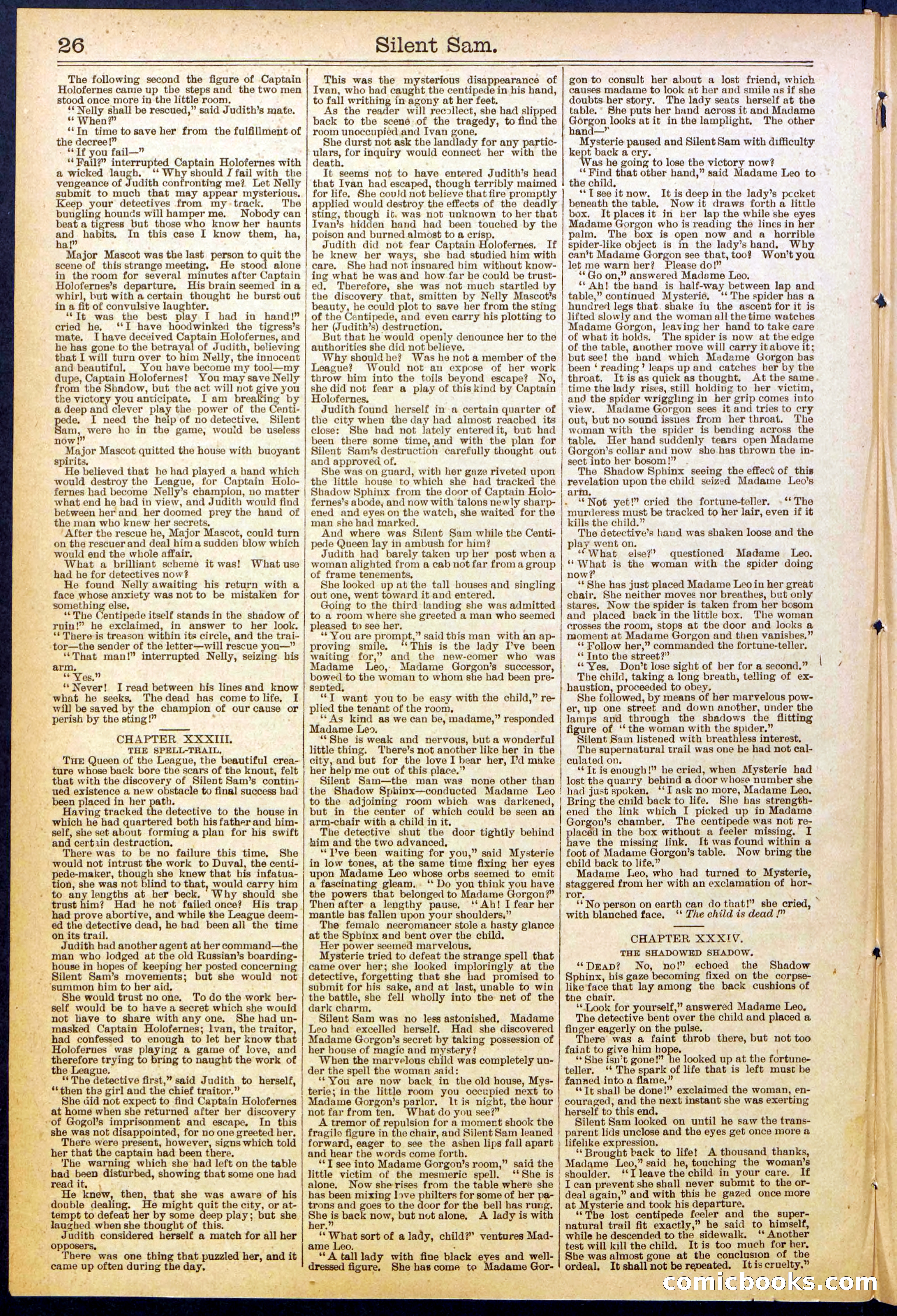 Beadle's New York Dime Library No. 608 — page 26 of 32