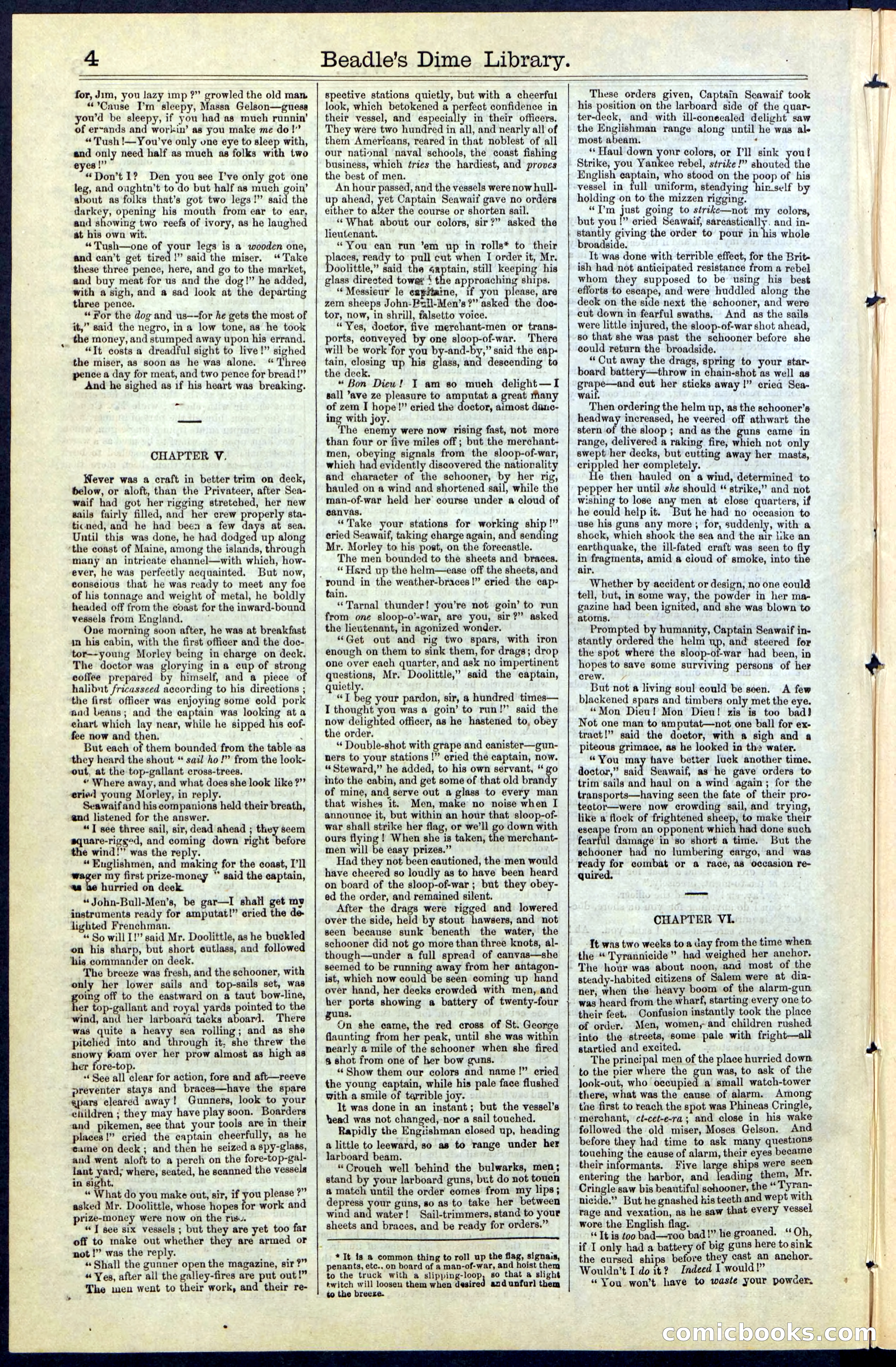 Beadle's New York Dime Library No. 61 — page 4 of 48