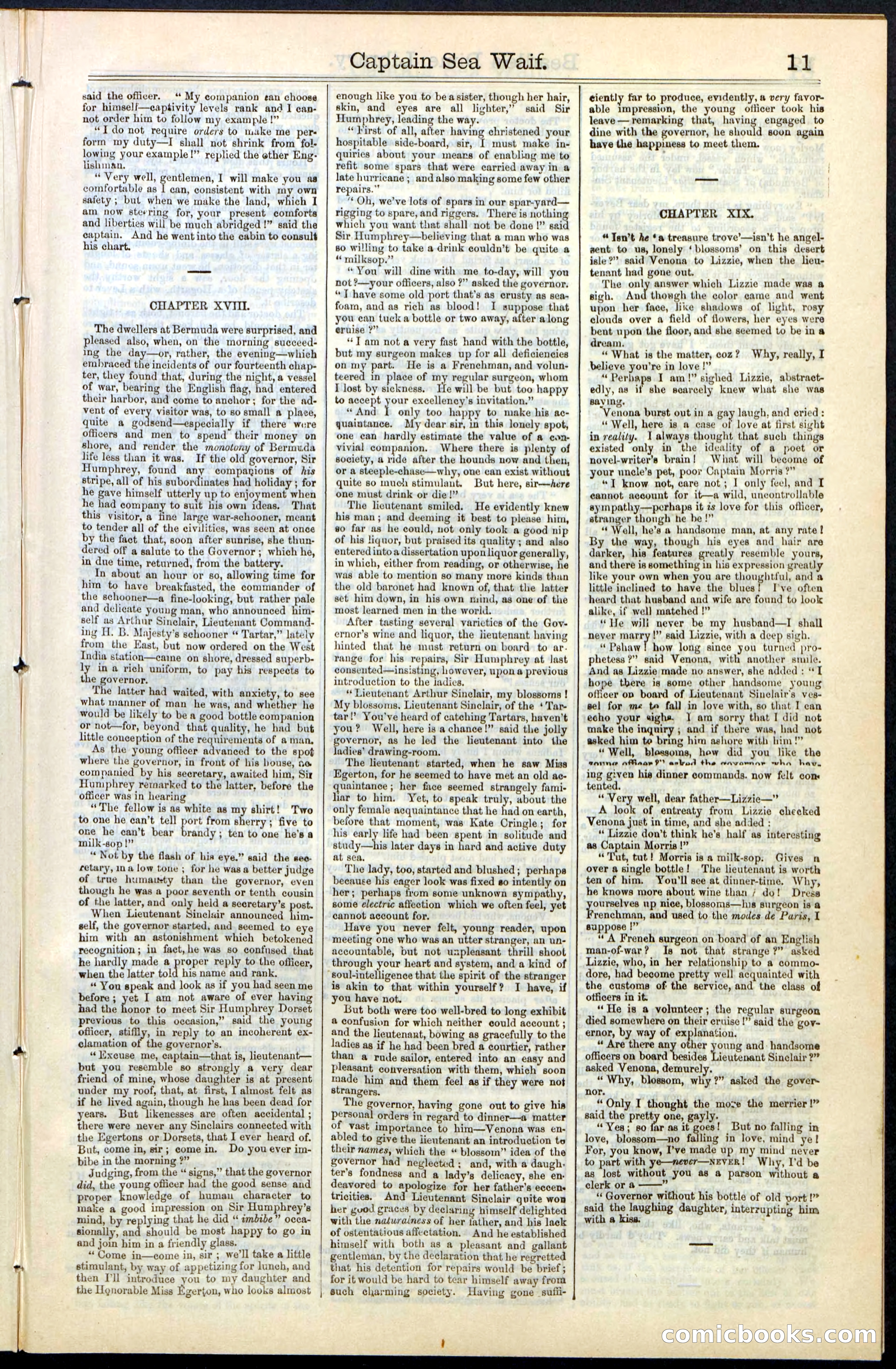 Beadle's New York Dime Library No. 61 — page 11 of 48