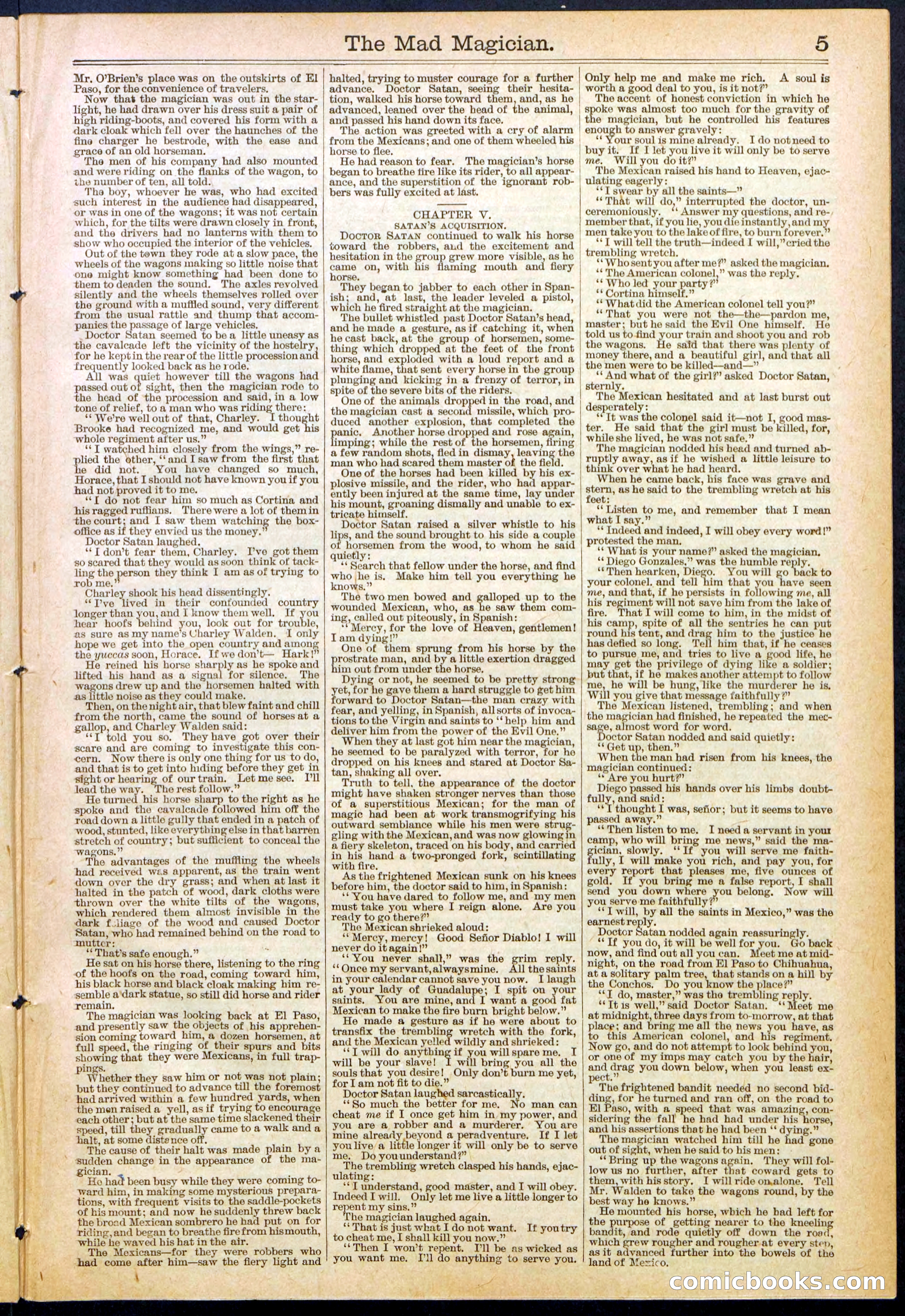 Beadle's New York Dime Library No. 614 — page 5 of 32