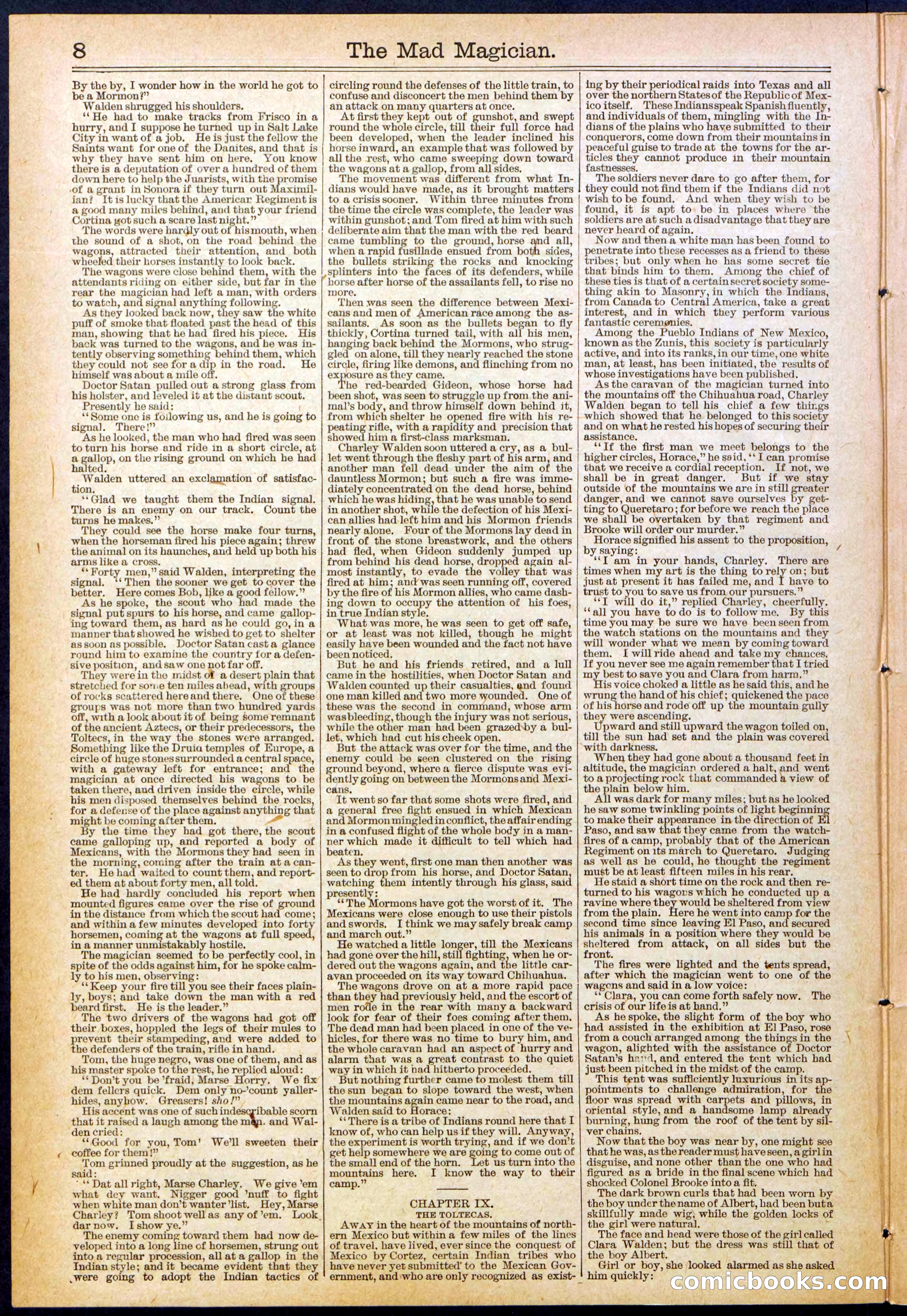 Beadle's New York Dime Library No. 614 — page 8 of 32