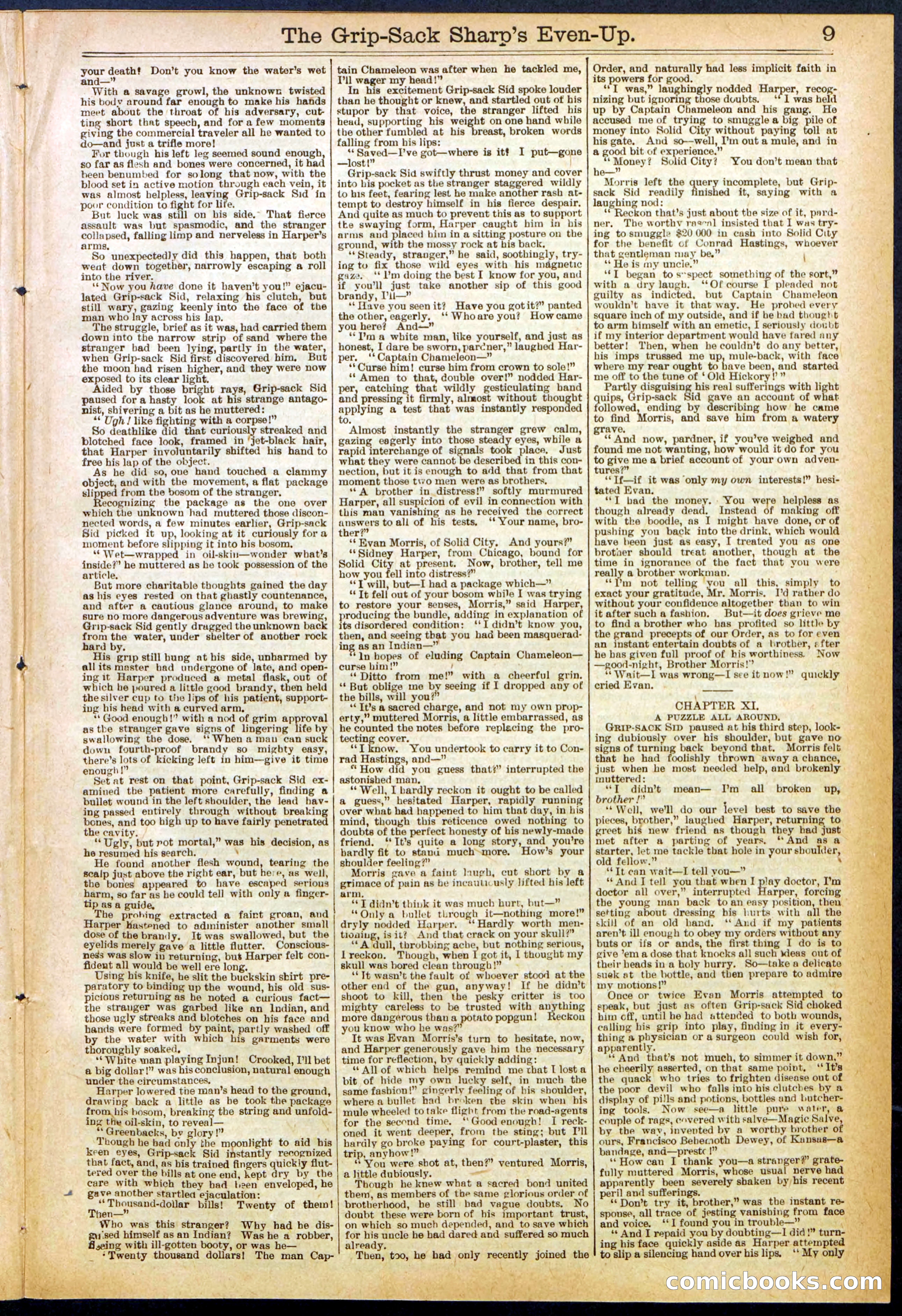 Beadle's New York Dime Library No. 617 — page 9 of 32