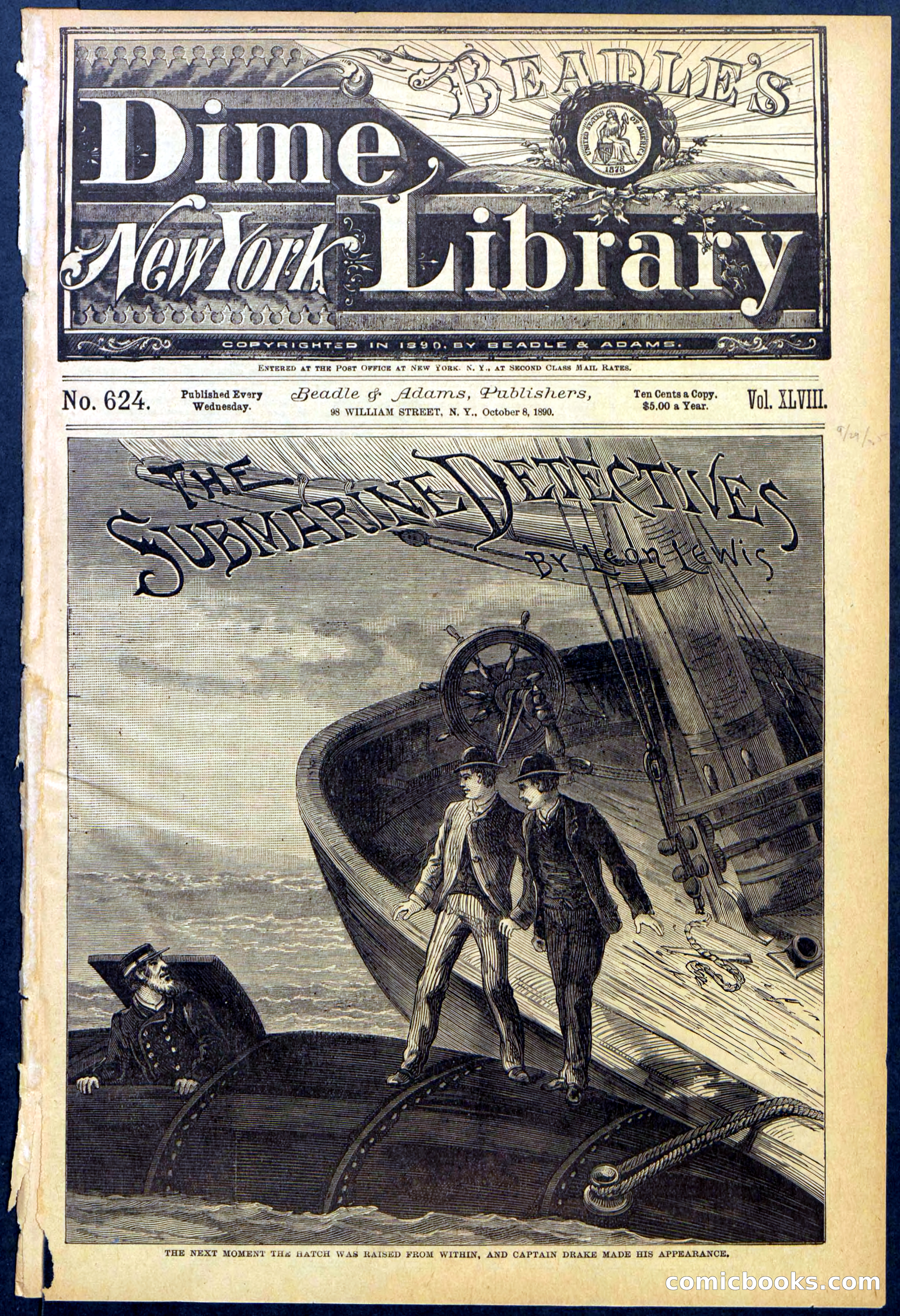 Beadle's New York Dime Library No. 624 — page 1 of 32