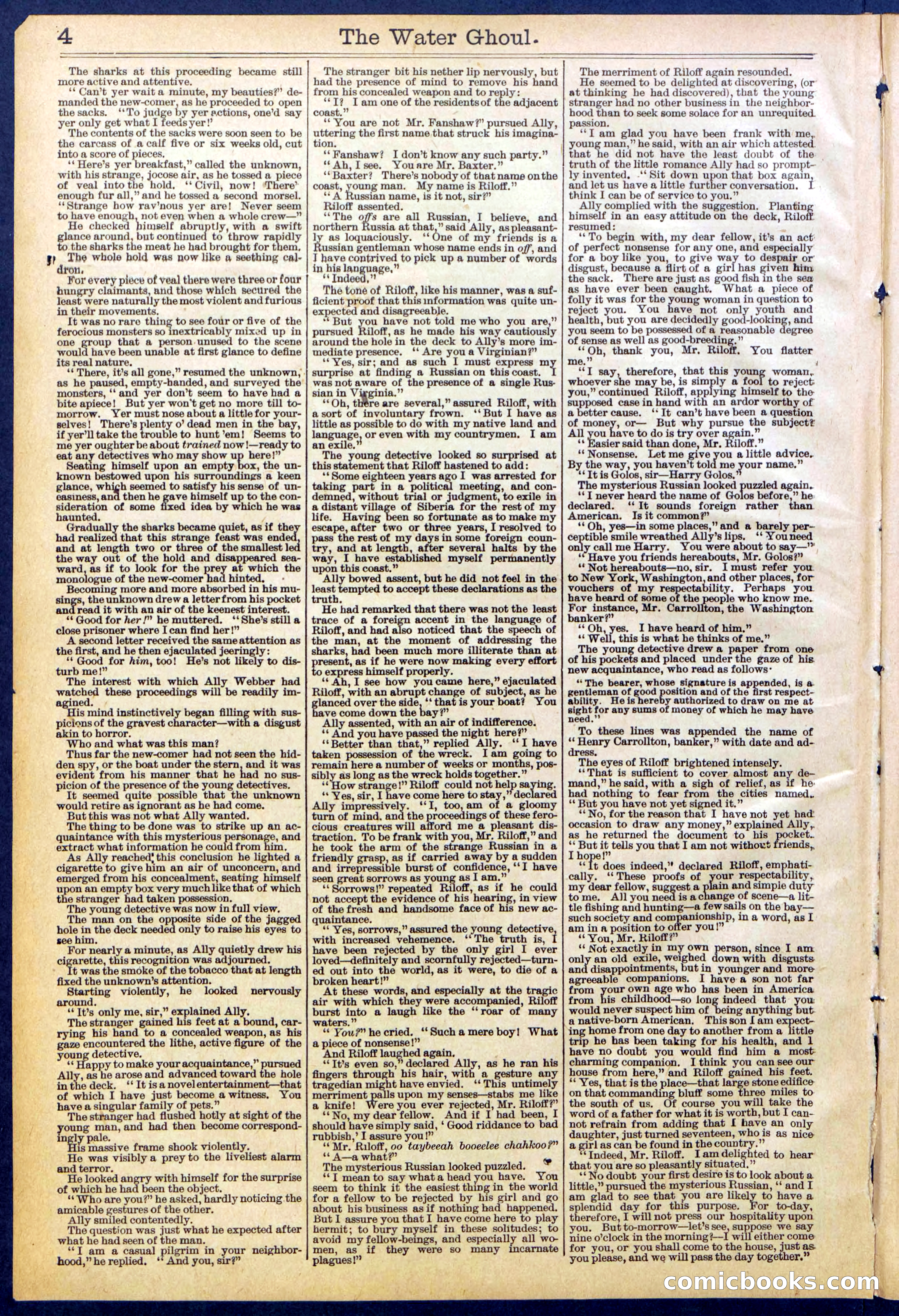 Beadle's New York Dime Library No. 624 — page 4 of 32
