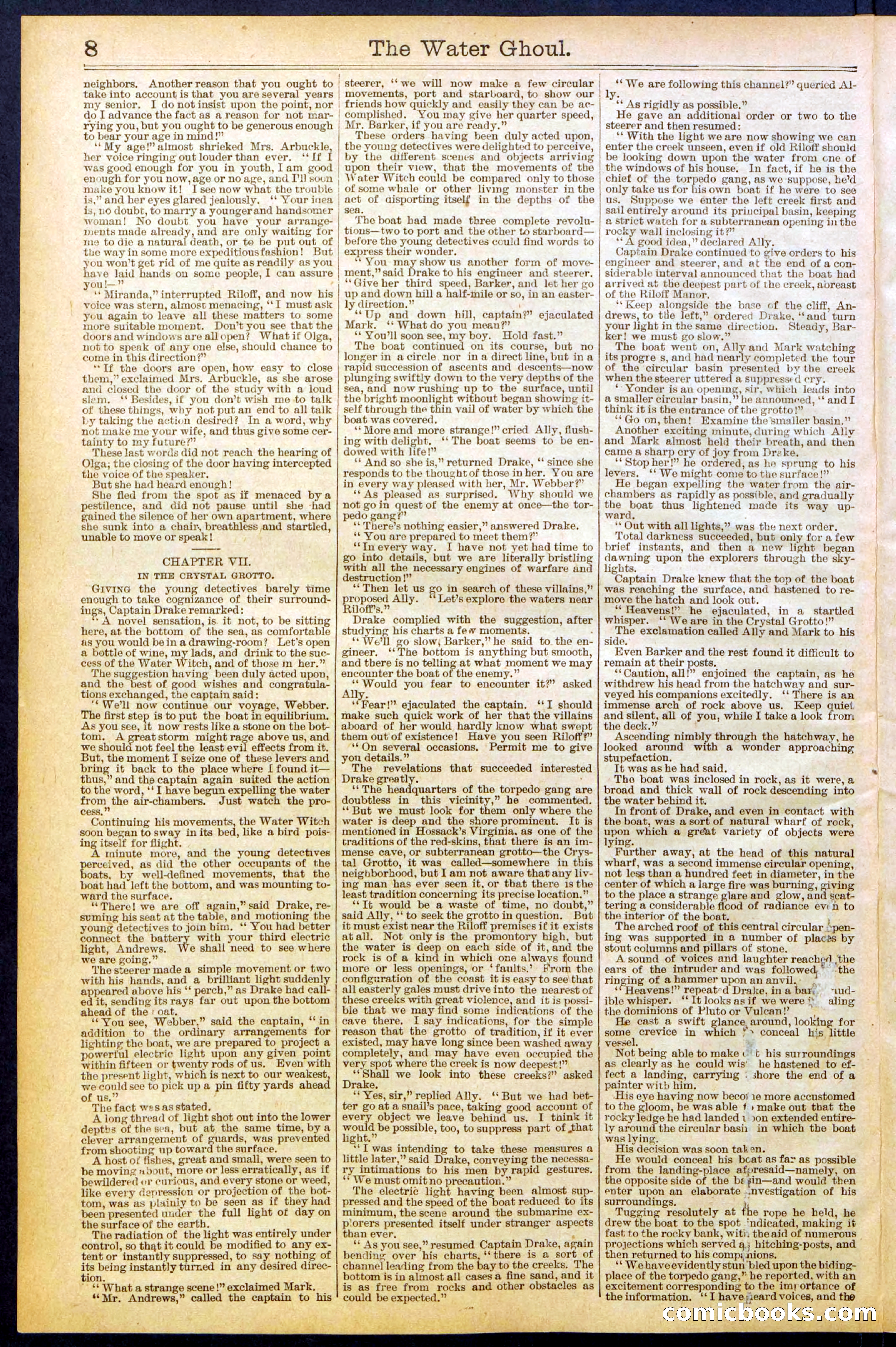Beadle's New York Dime Library No. 624 — page 8 of 32