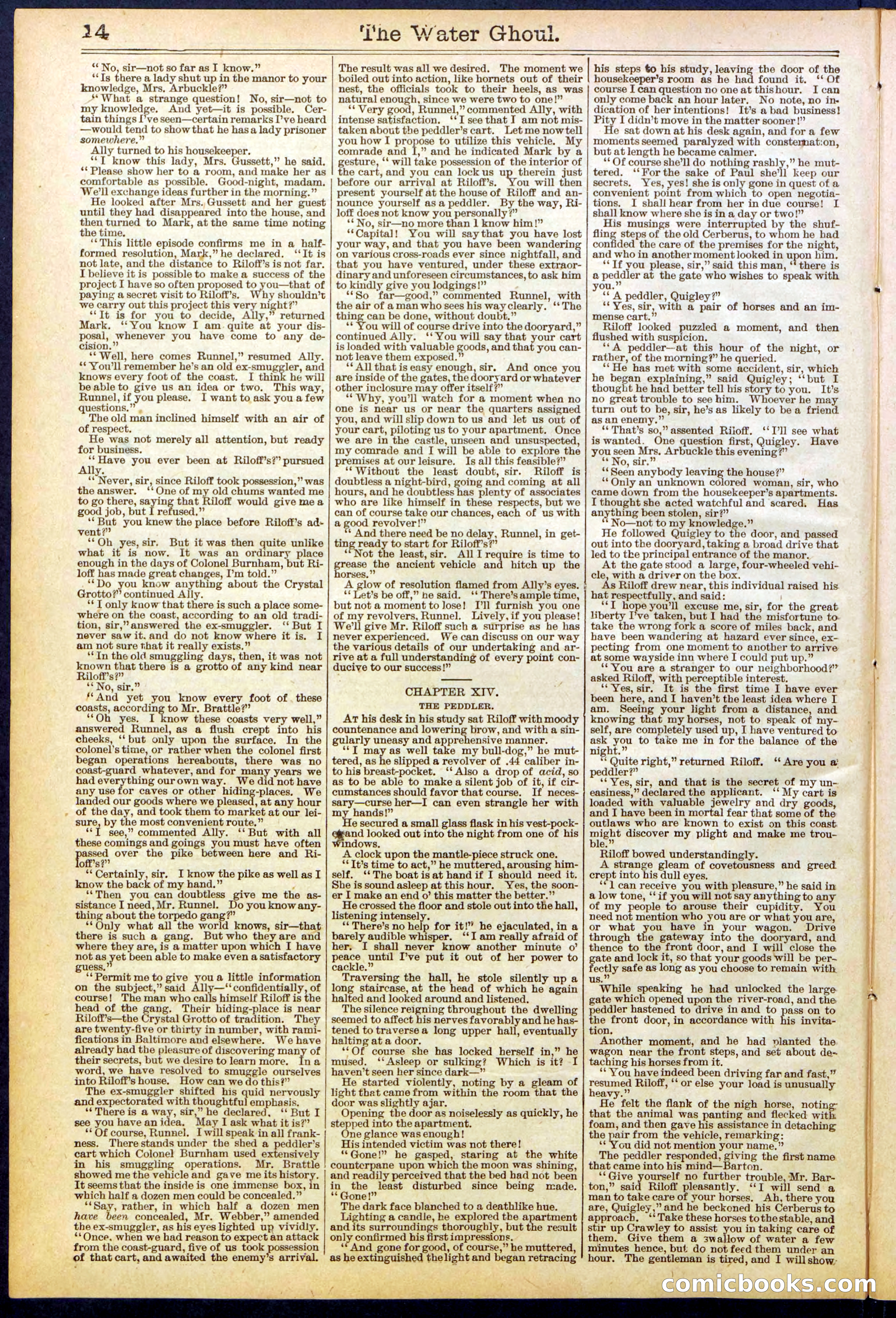 Beadle's New York Dime Library No. 624 — page 14 of 32
