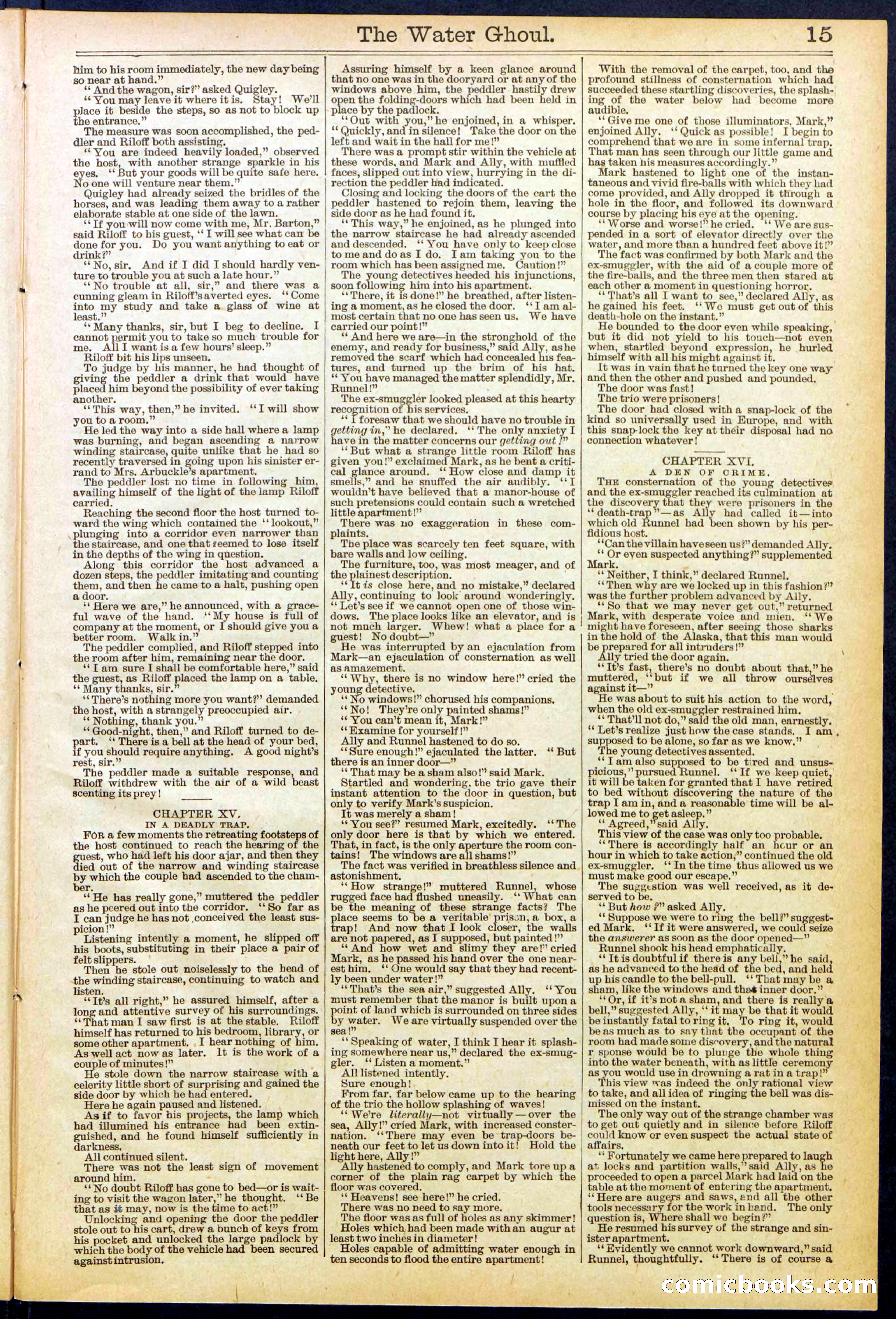 Beadle's New York Dime Library No. 624 — page 15 of 32
