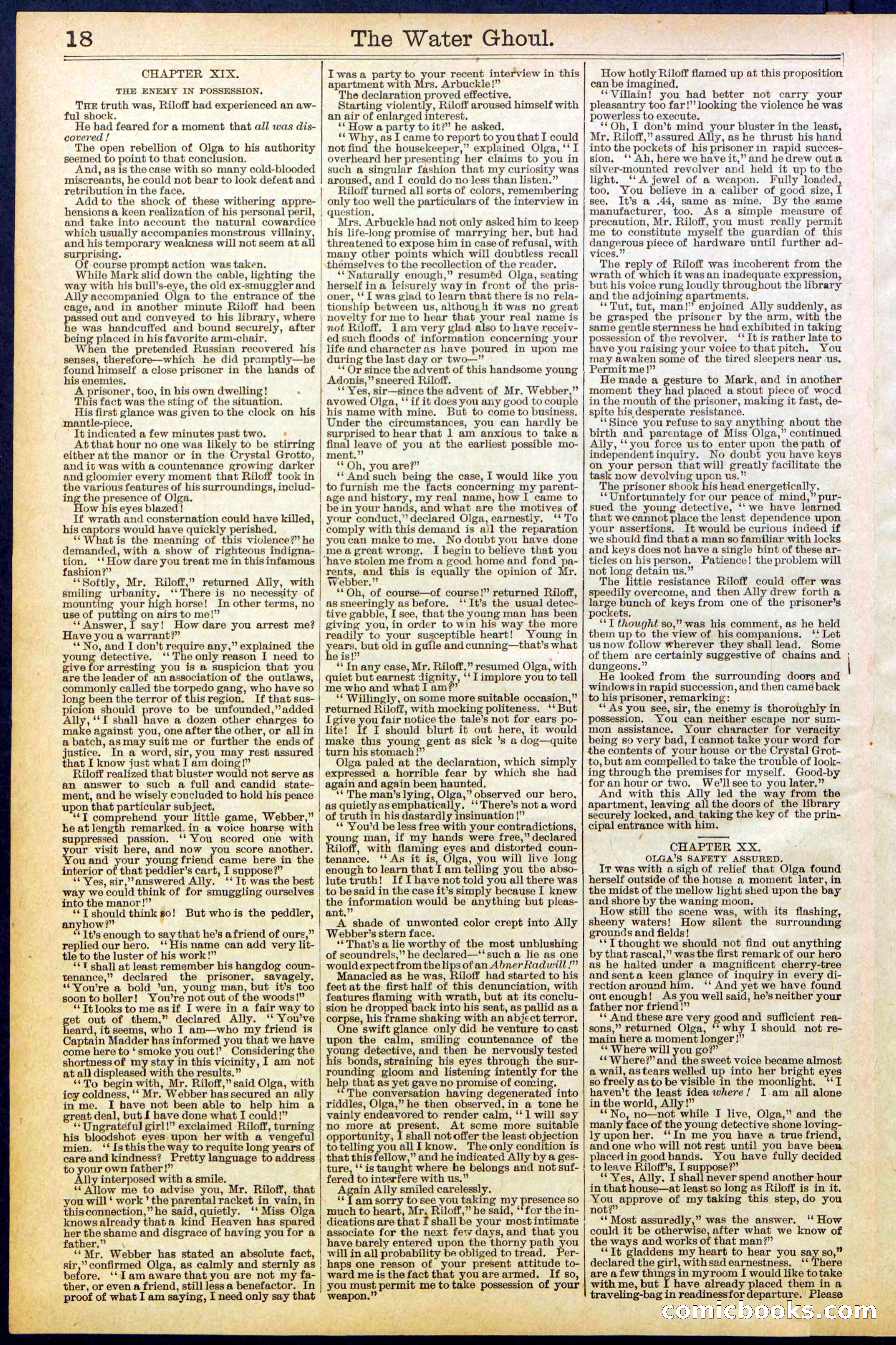 Beadle's New York Dime Library No. 624 — page 18 of 32