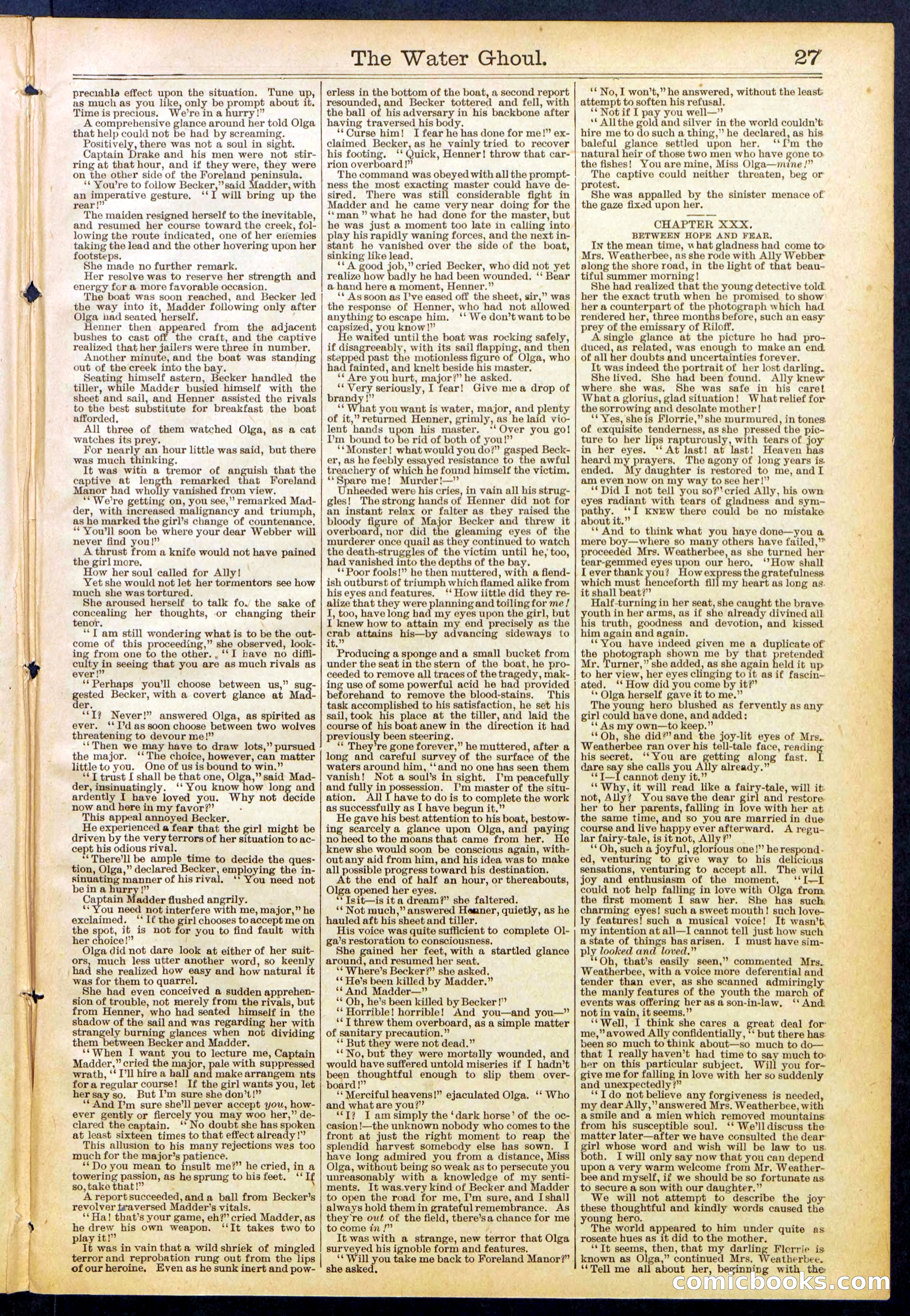 Beadle's New York Dime Library No. 624 — page 27 of 32