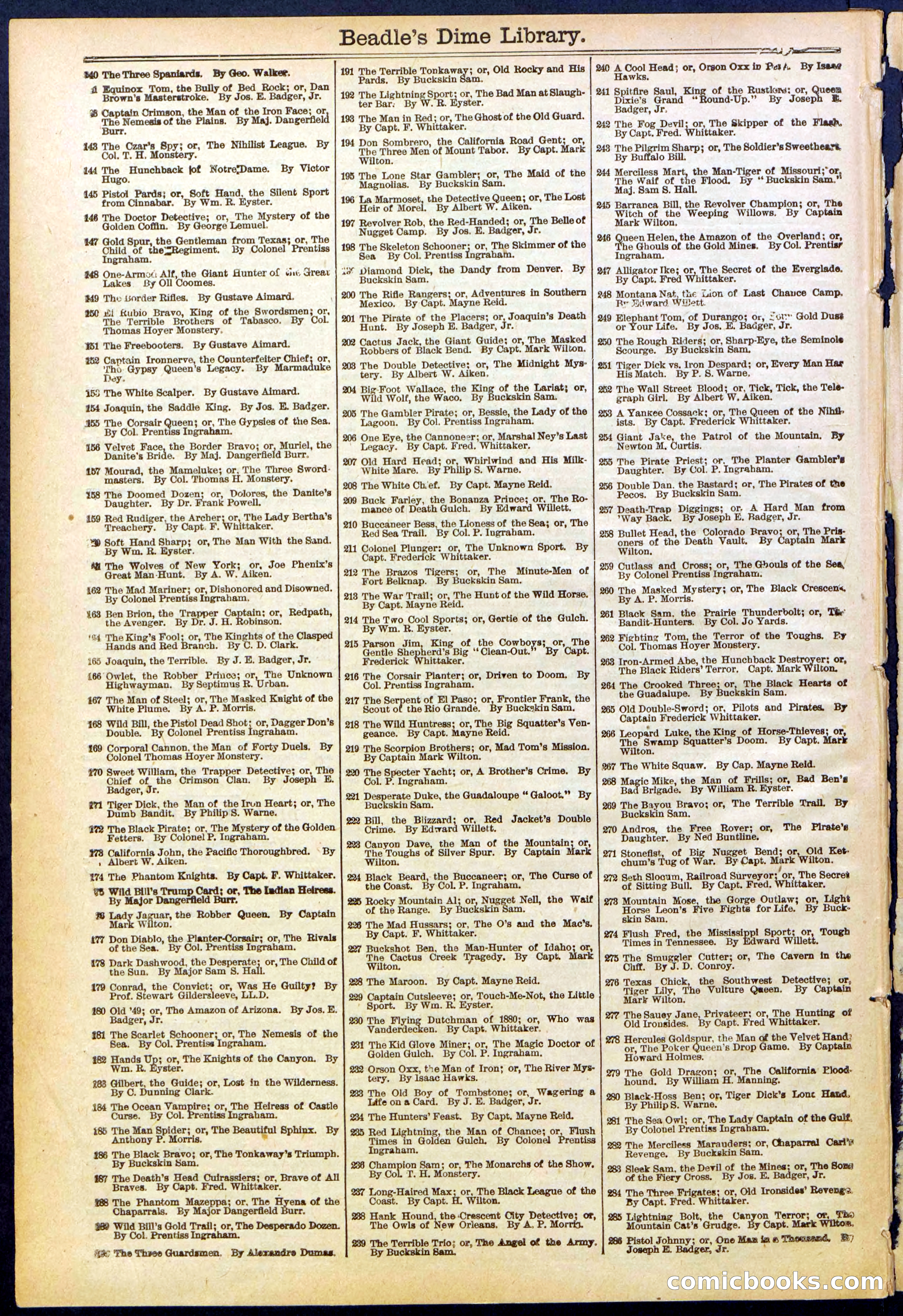 Beadle's New York Dime Library No. 624 — page 30 of 32