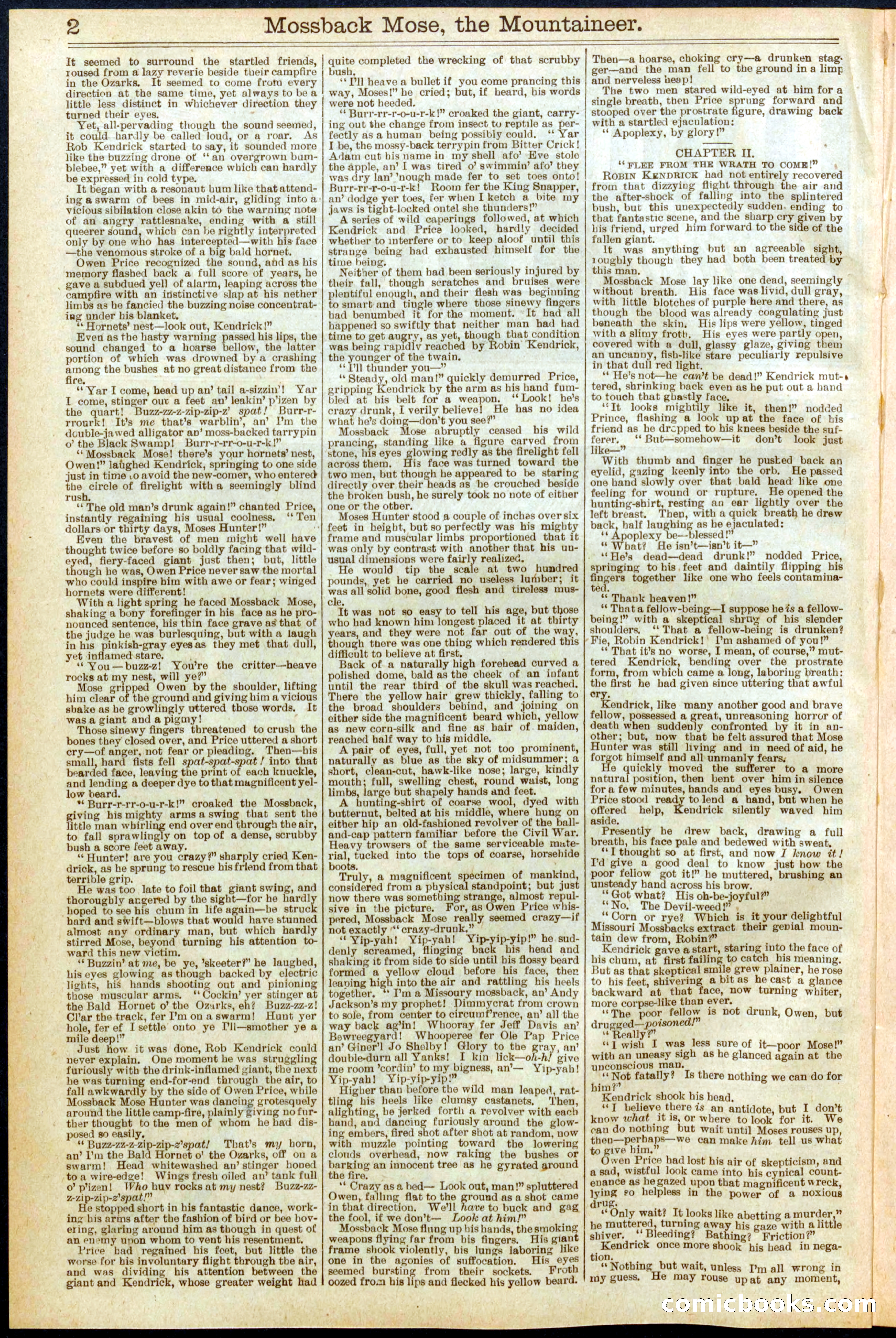 Beadle's Dime Library No. 627 — page 2 of 38