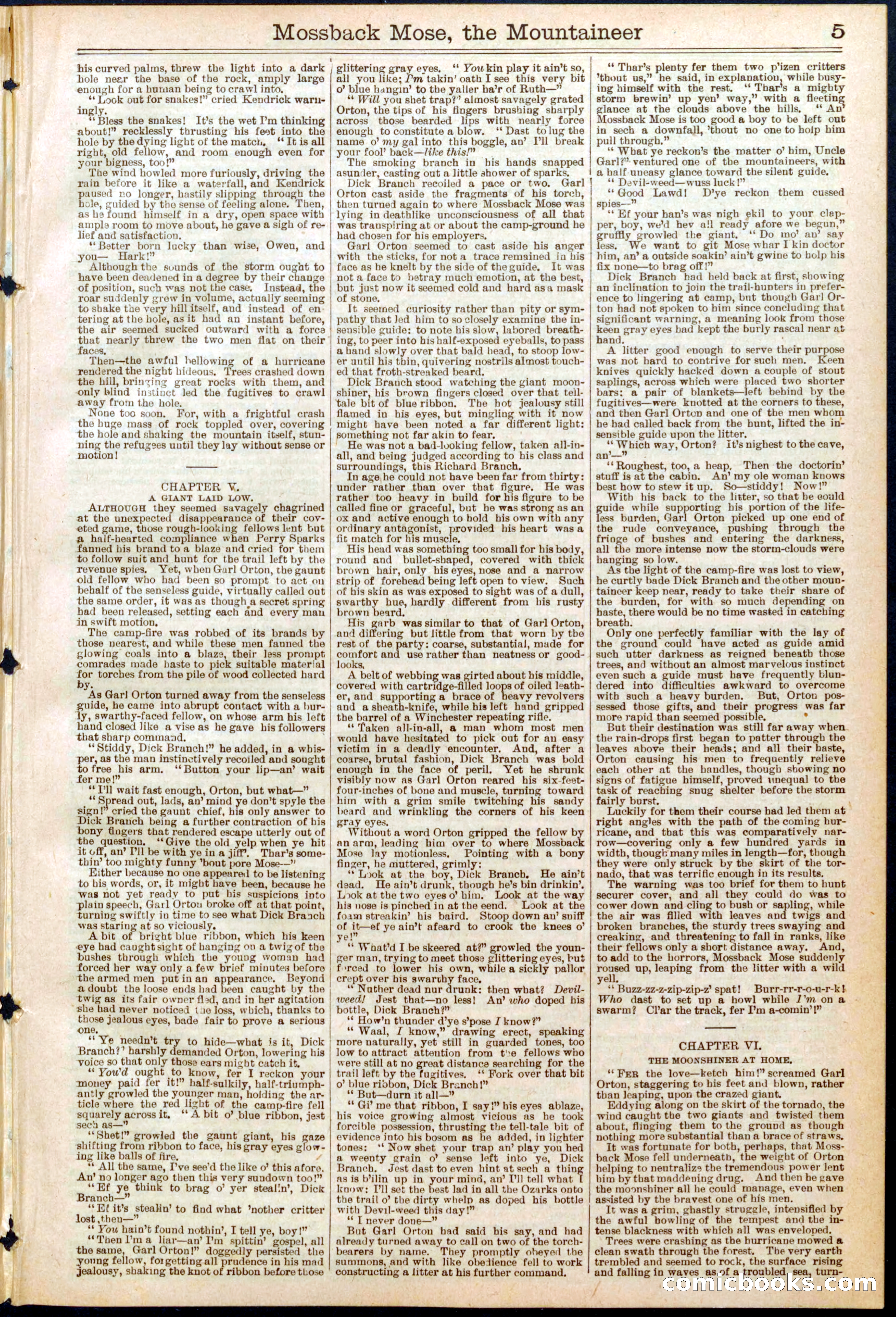 Beadle's Dime Library No. 627 — page 5 of 38