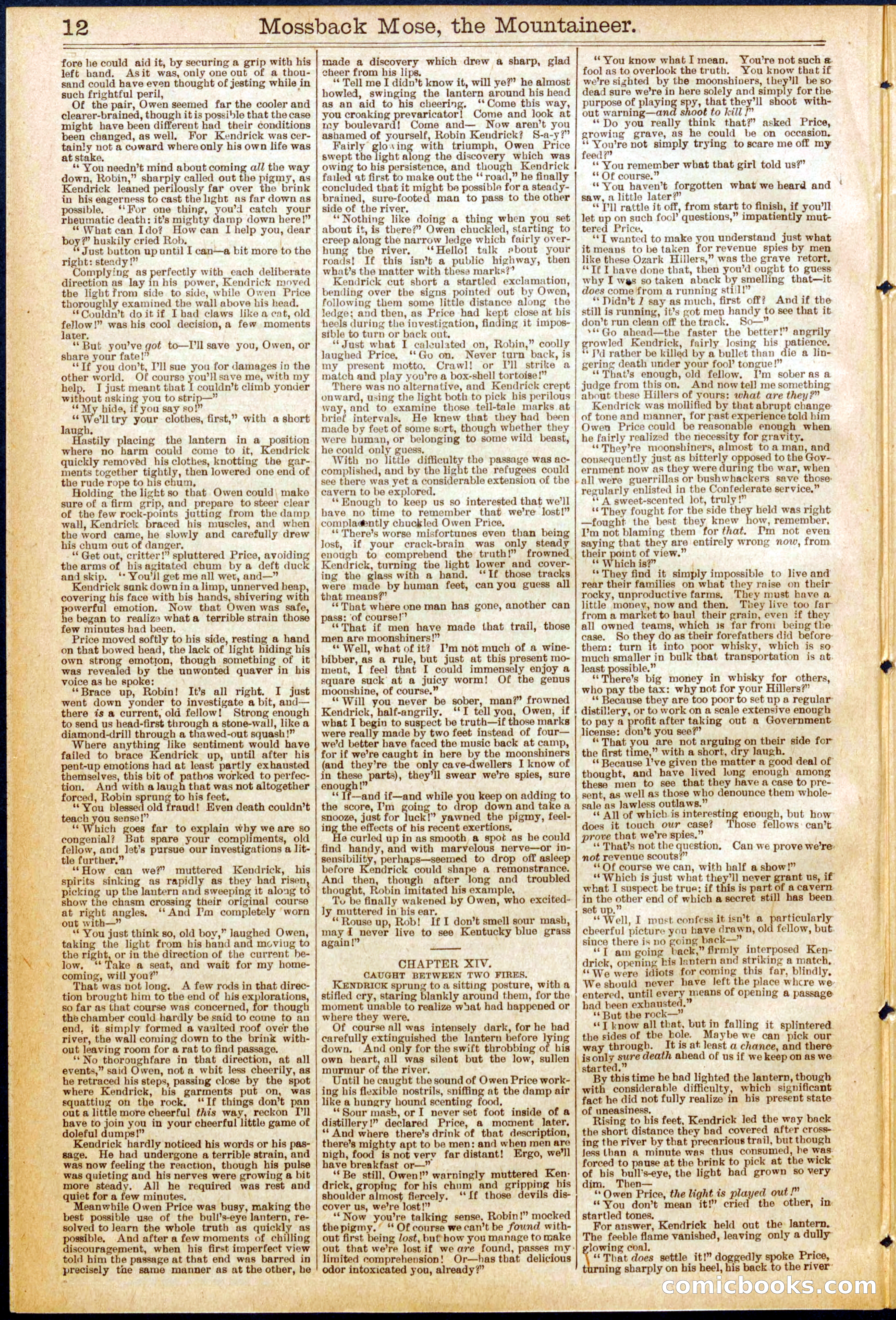 Beadle's Dime Library No. 627 — page 12 of 38