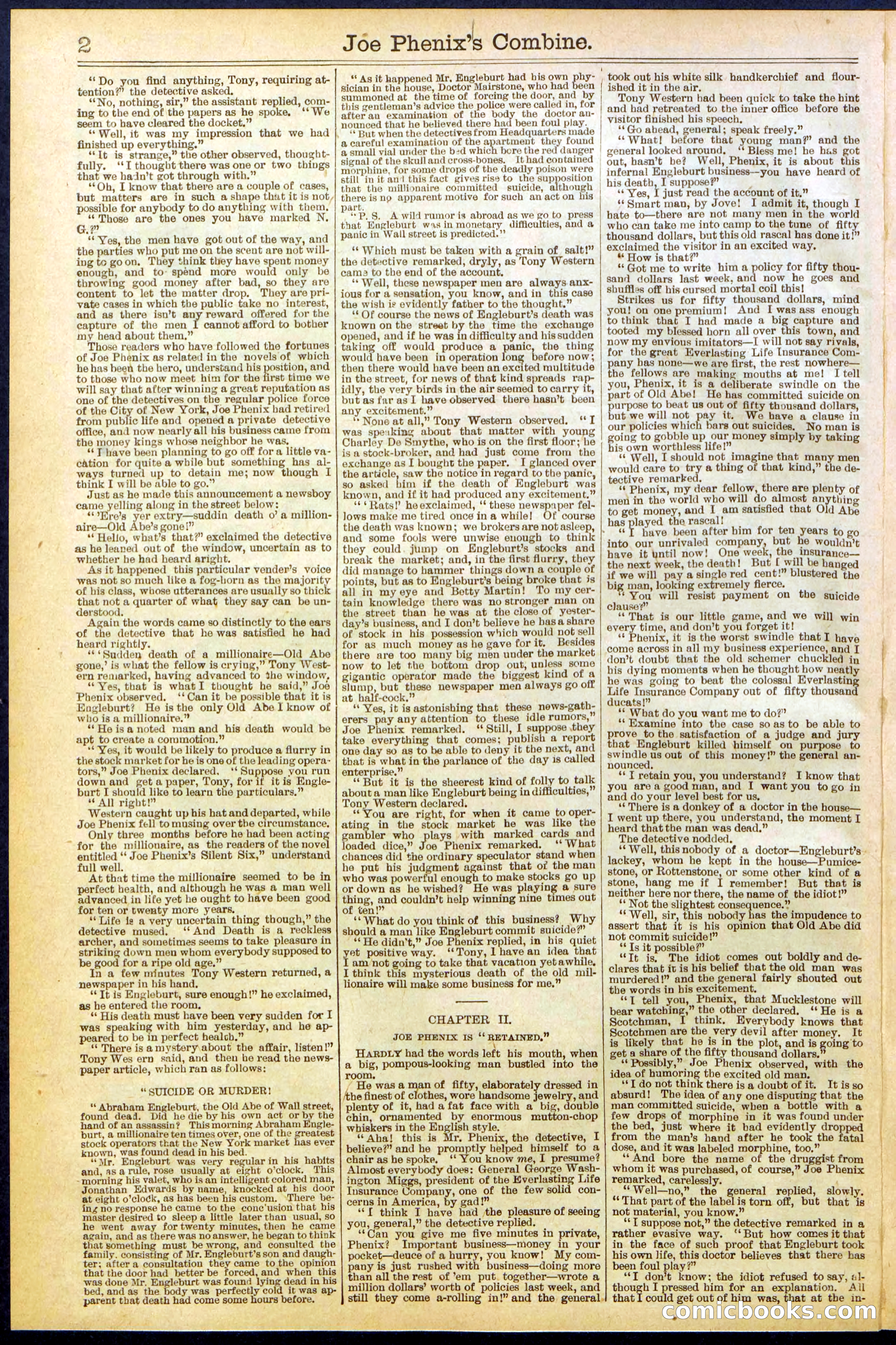 Beadle's Dime Library No. 628 — page 2 of 32