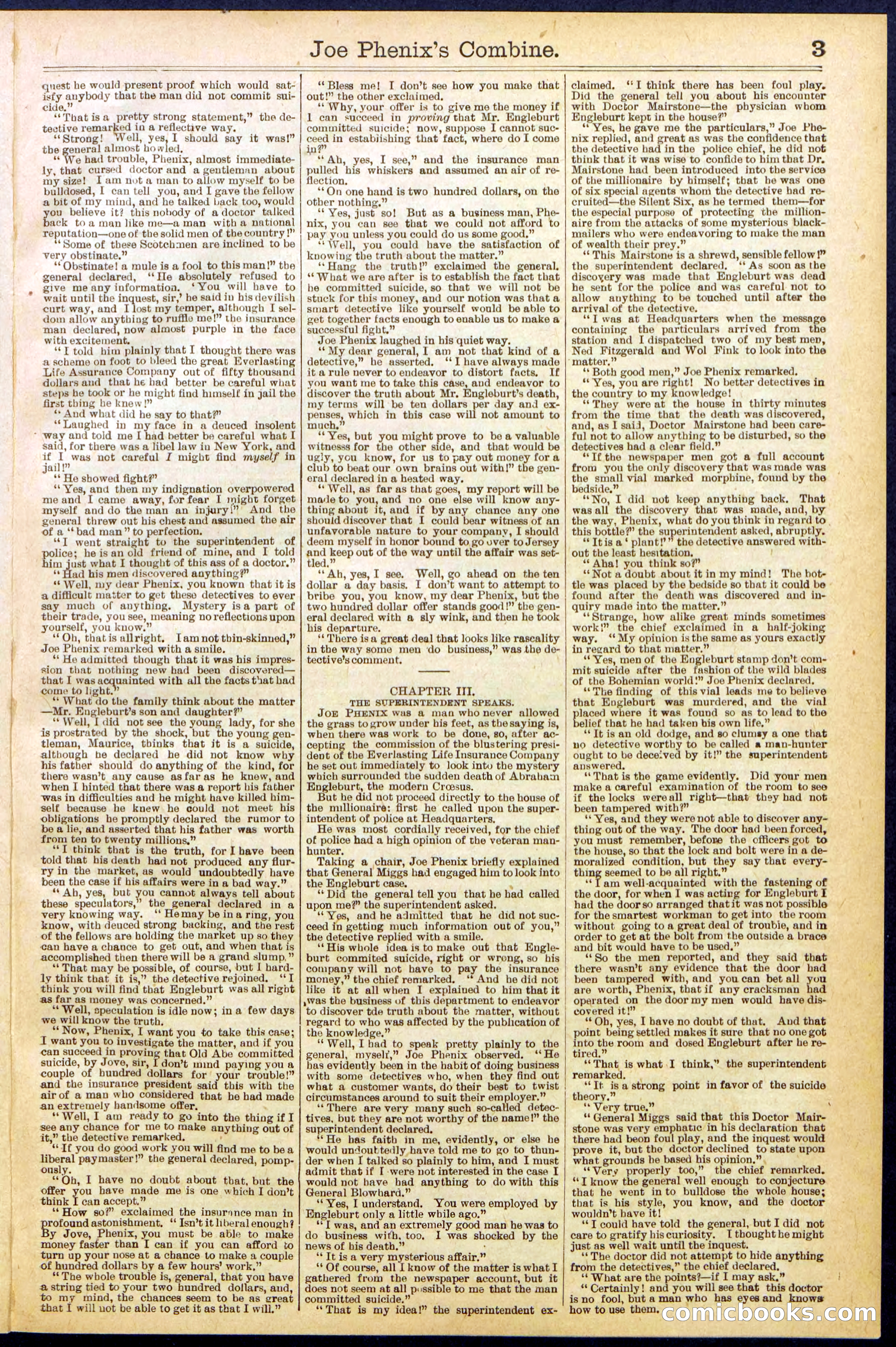 Beadle's Dime Library No. 628 — page 3 of 32