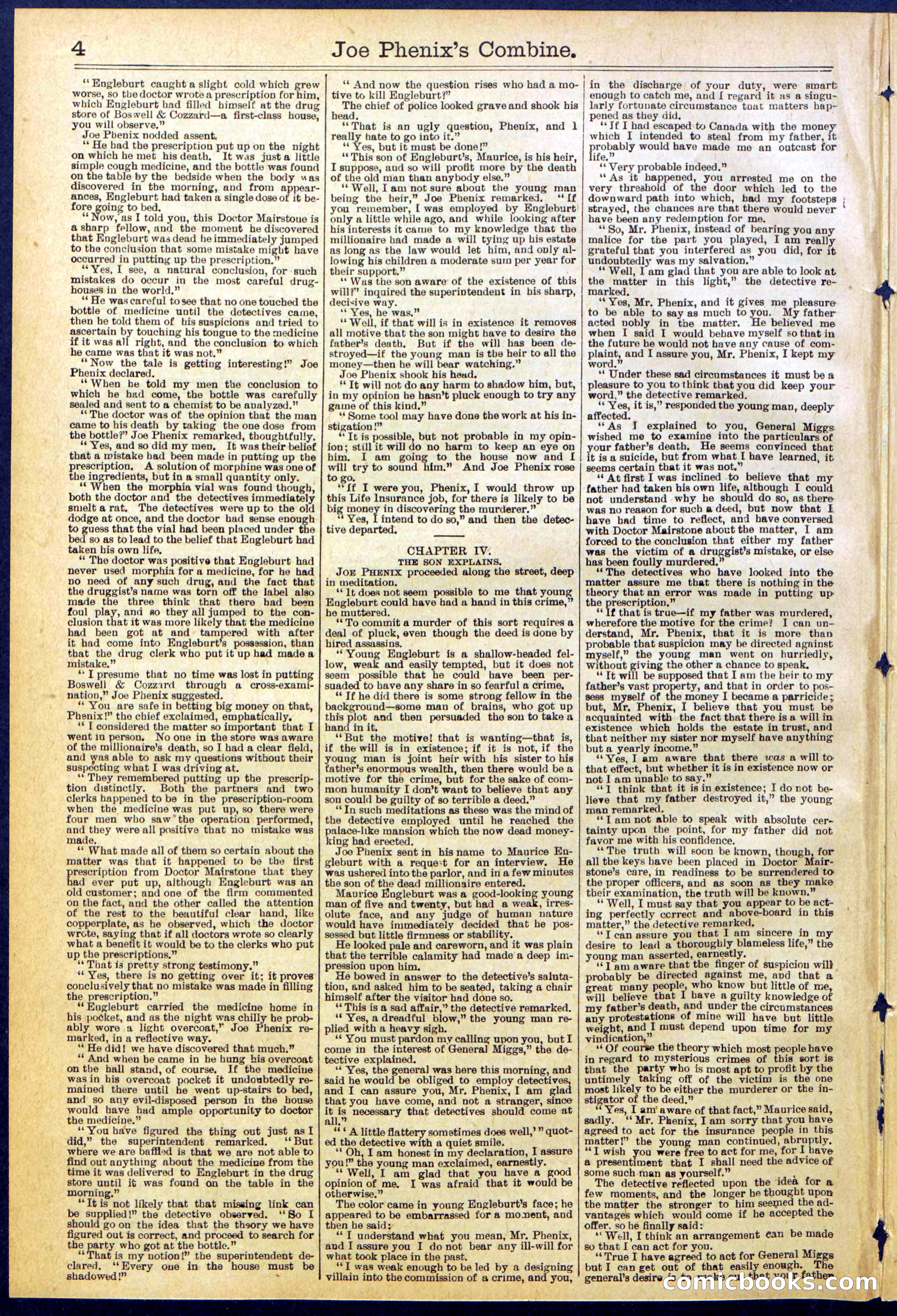 Beadle's Dime Library No. 628 — page 4 of 32