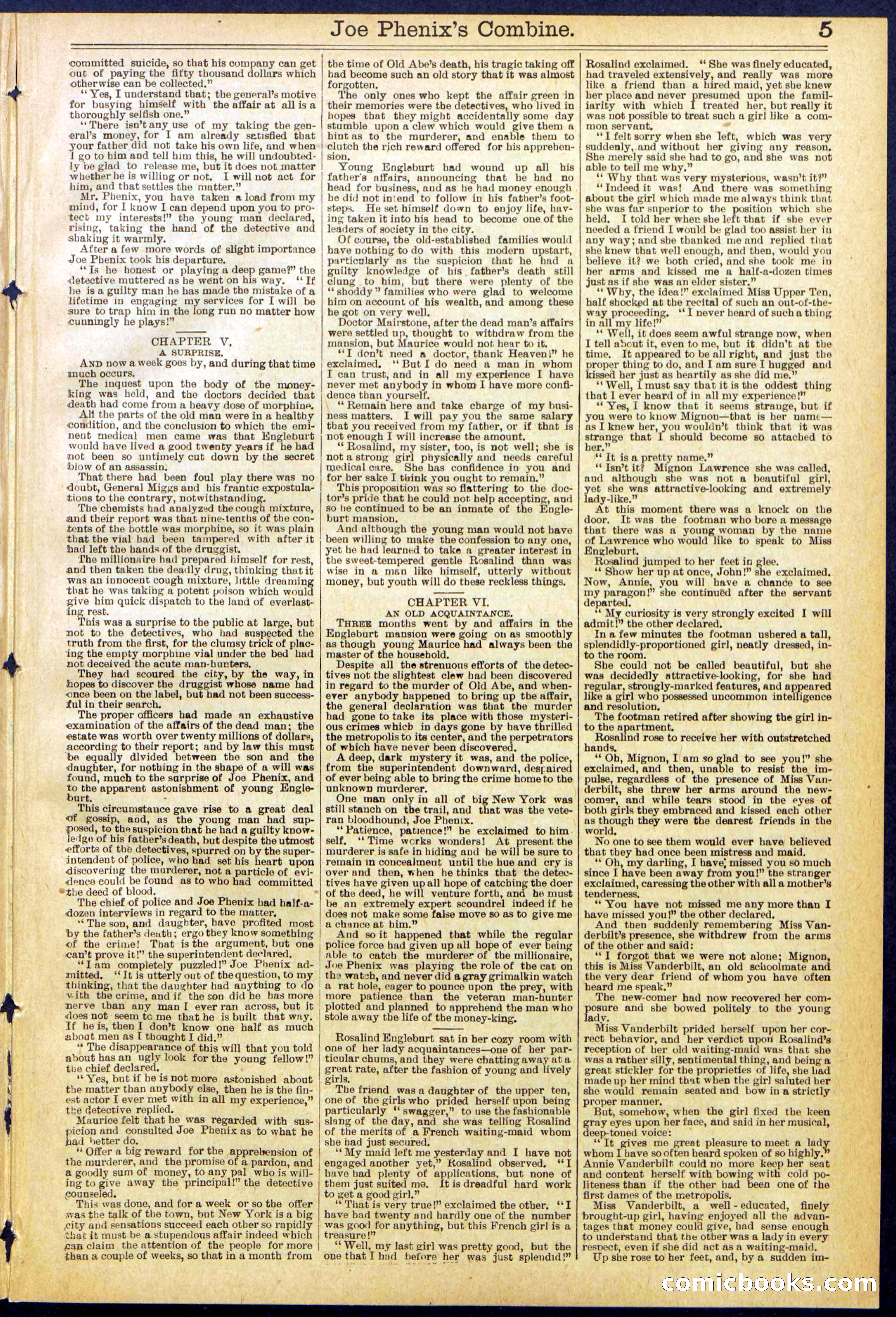 Beadle's Dime Library No. 628 — page 5 of 32