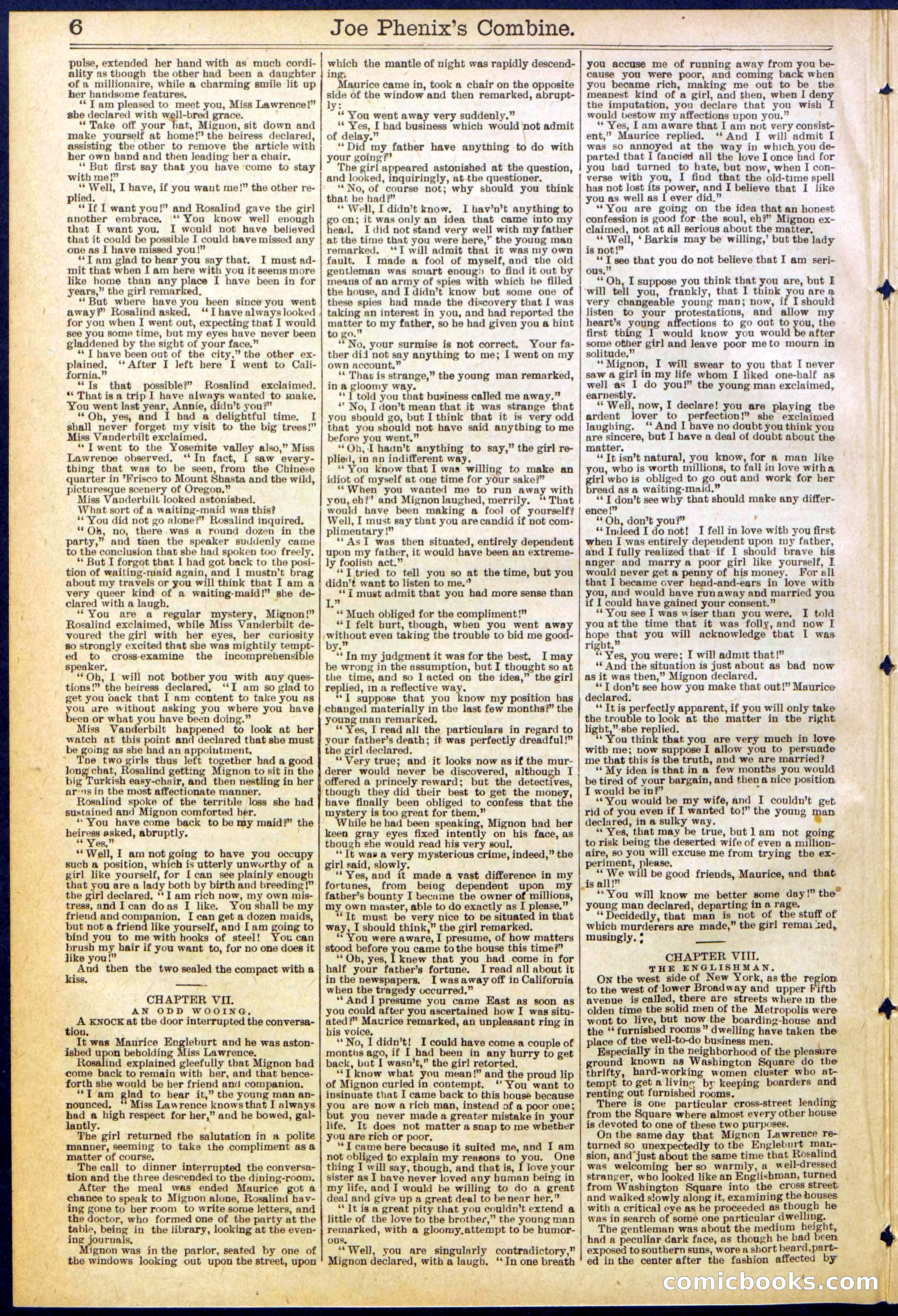 Beadle's Dime Library No. 628 — page 6 of 32