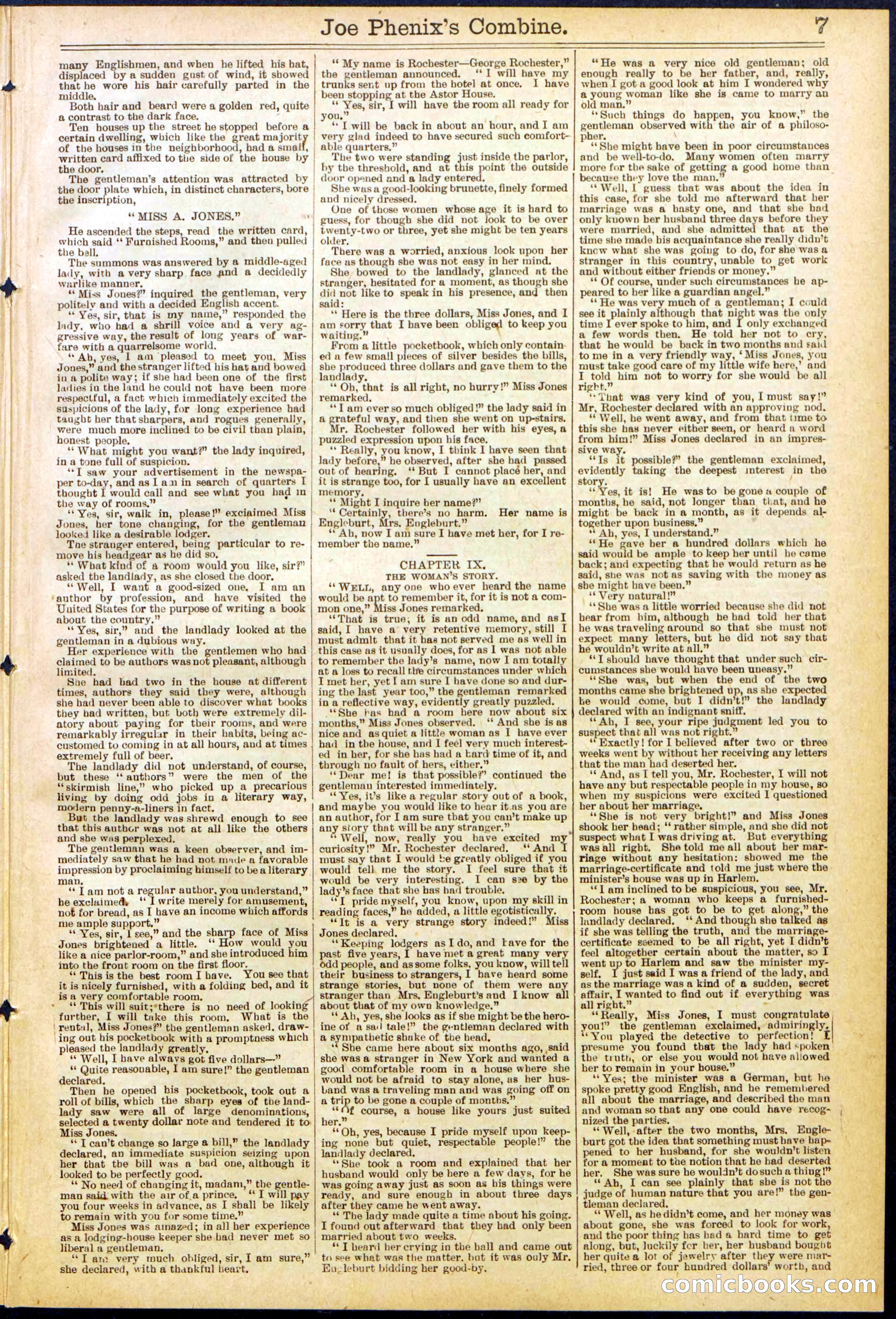 Beadle's Dime Library No. 628 — page 7 of 32