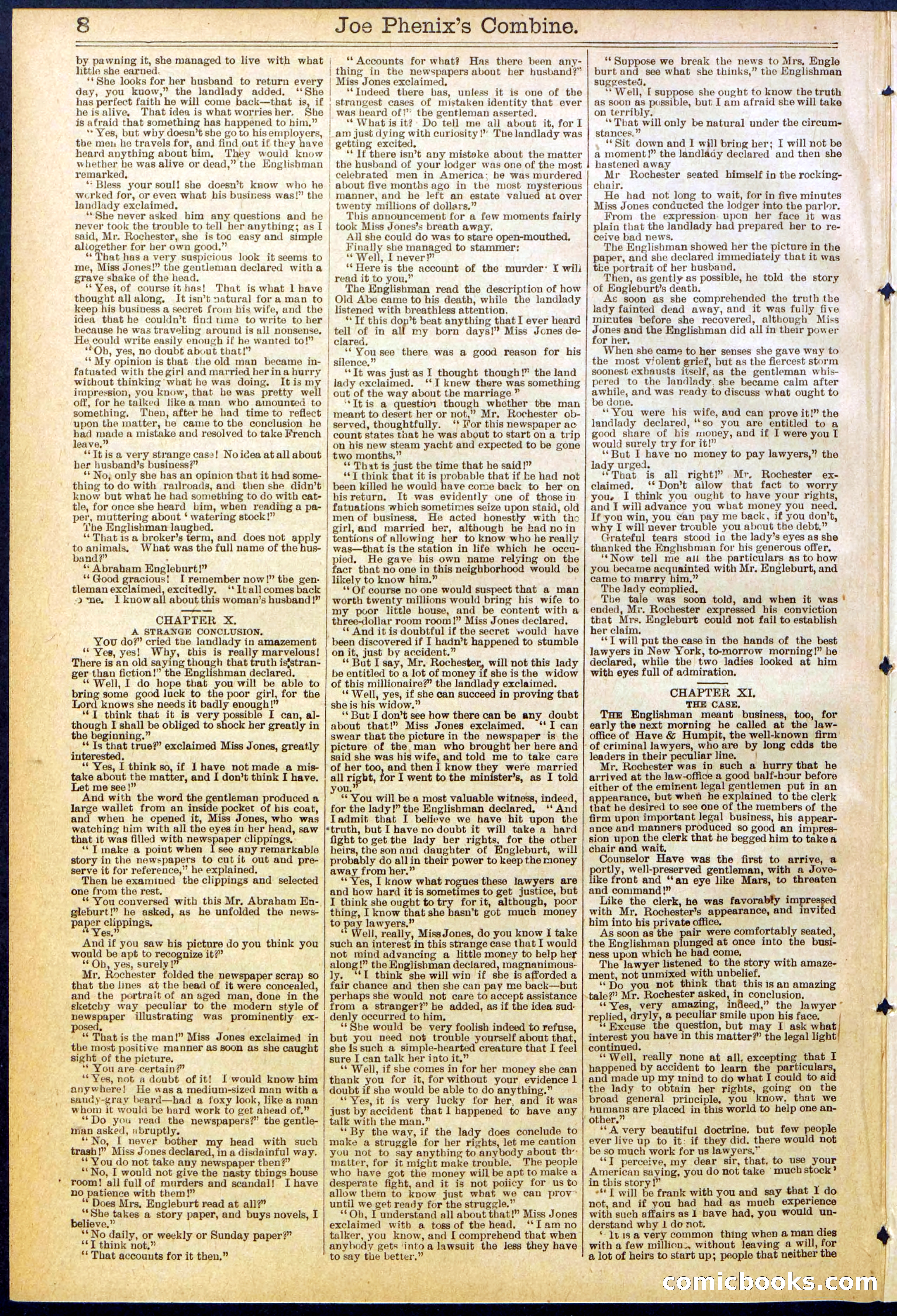 Beadle's Dime Library No. 628 — page 8 of 32