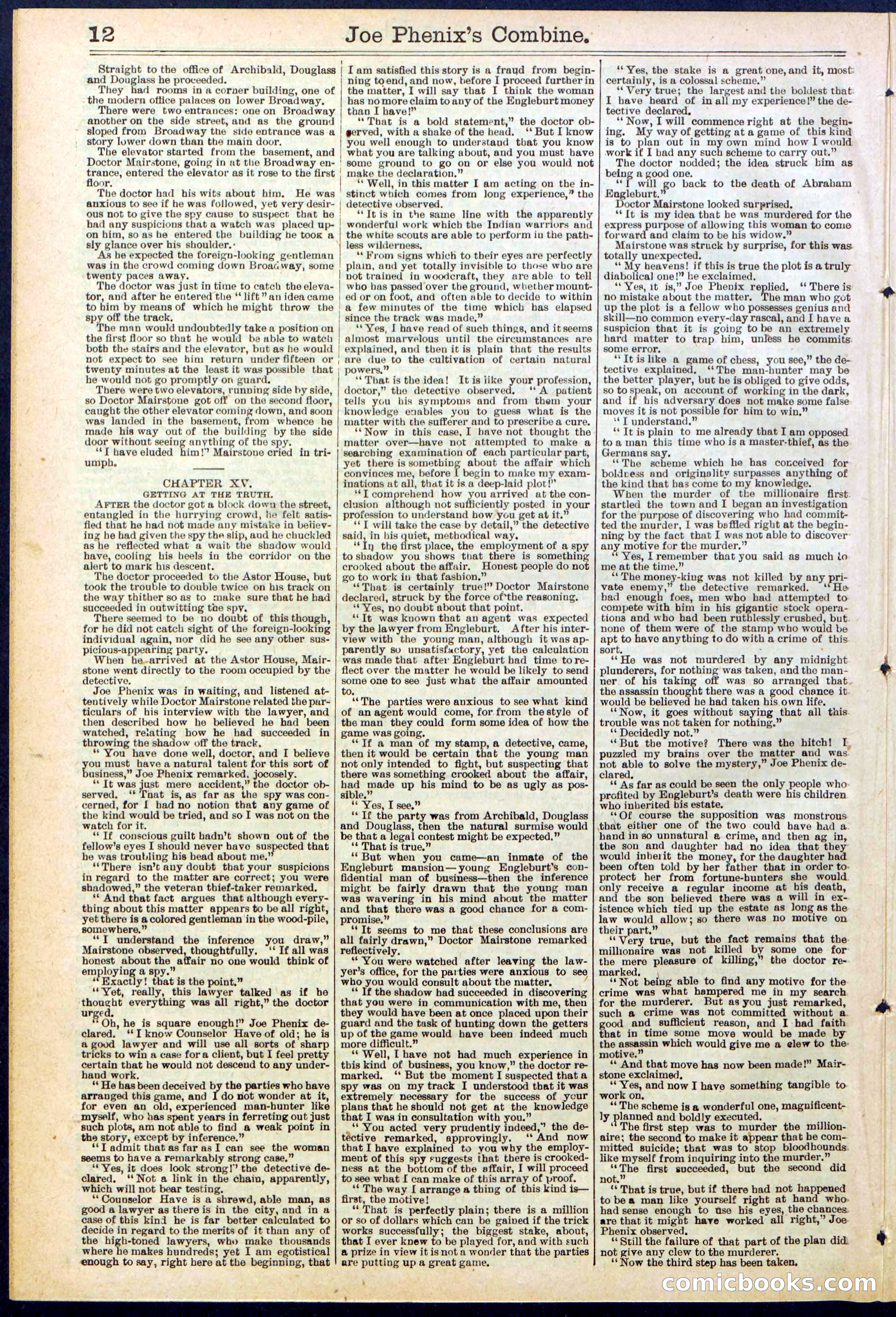 Beadle's Dime Library No. 628 — page 12 of 32
