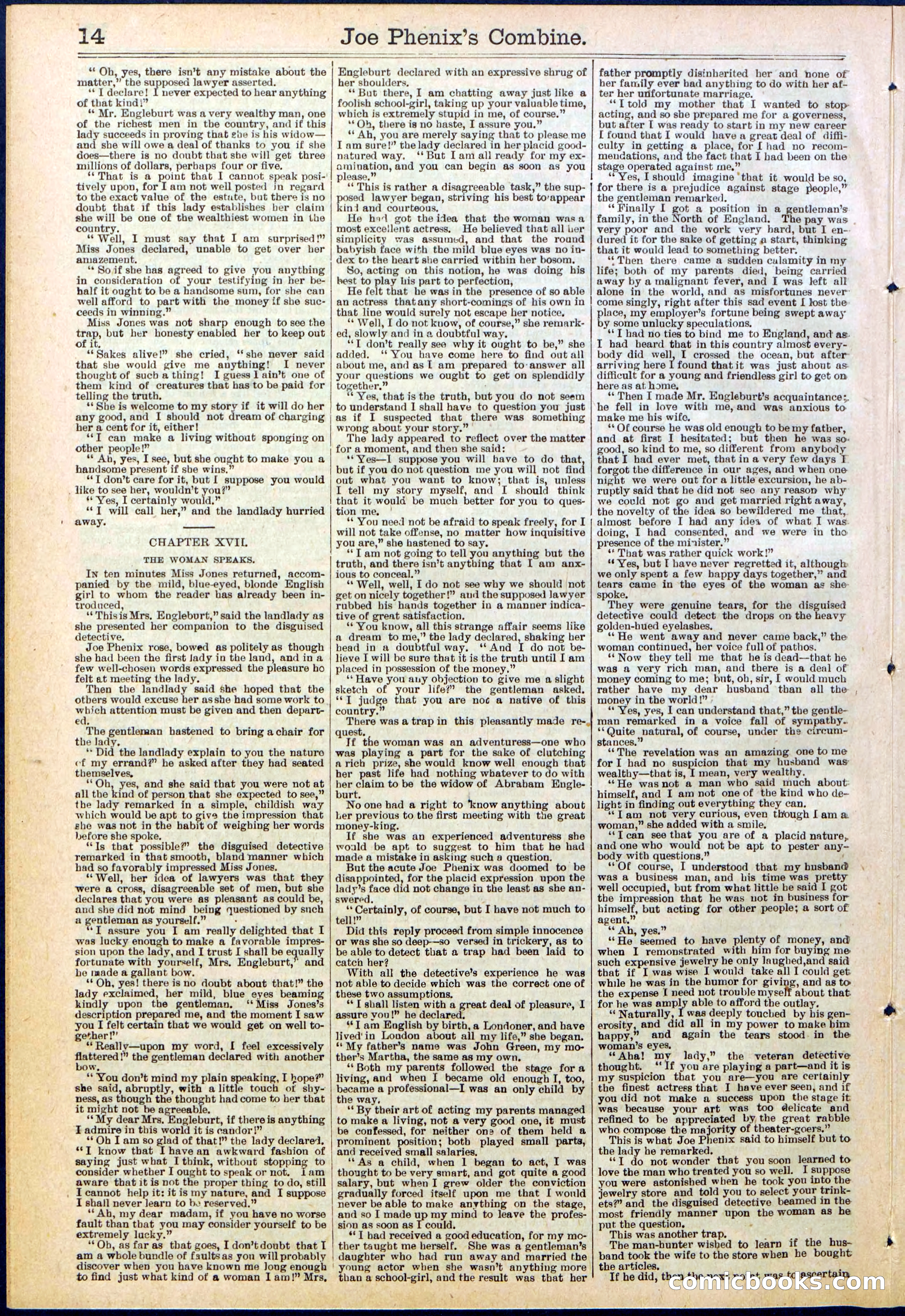 Beadle's Dime Library No. 628 — page 14 of 32