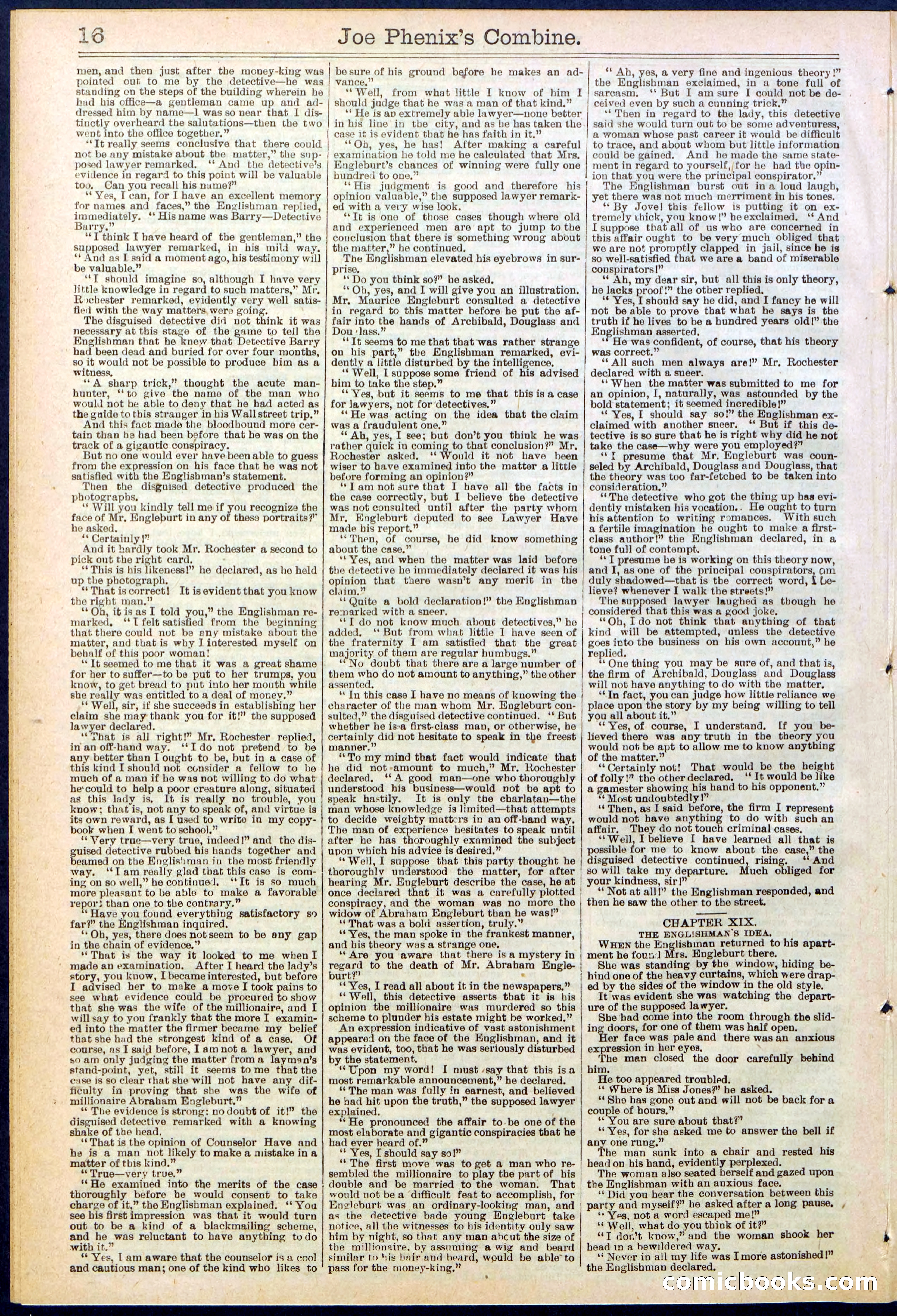 Beadle's Dime Library No. 628 — page 16 of 32