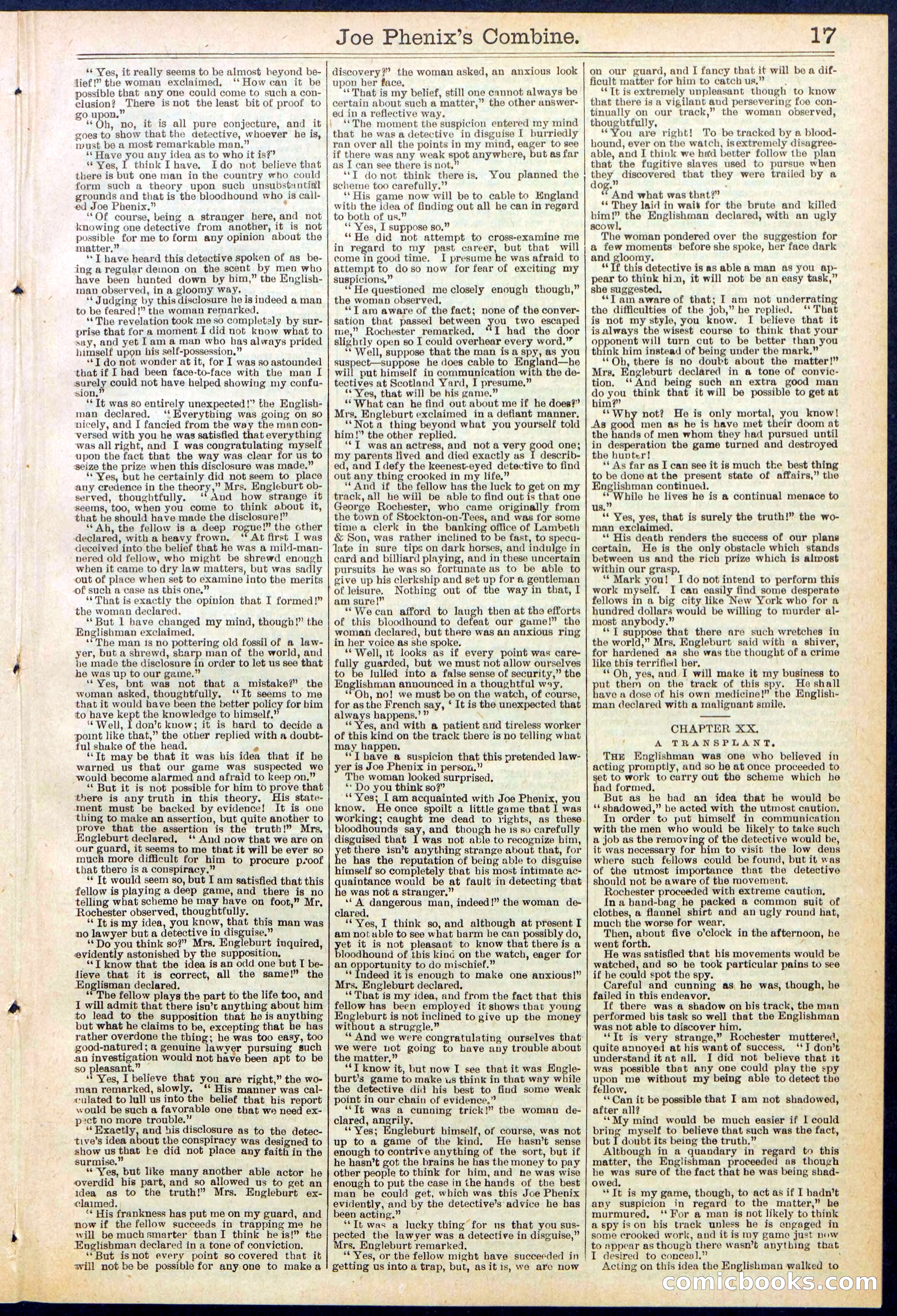 Beadle's Dime Library No. 628 — page 17 of 32